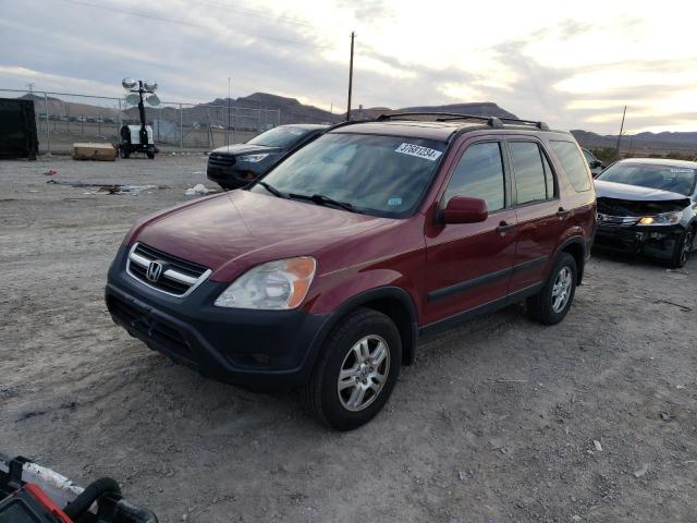 HONDA CRV 2002 jhlrd78862c052185