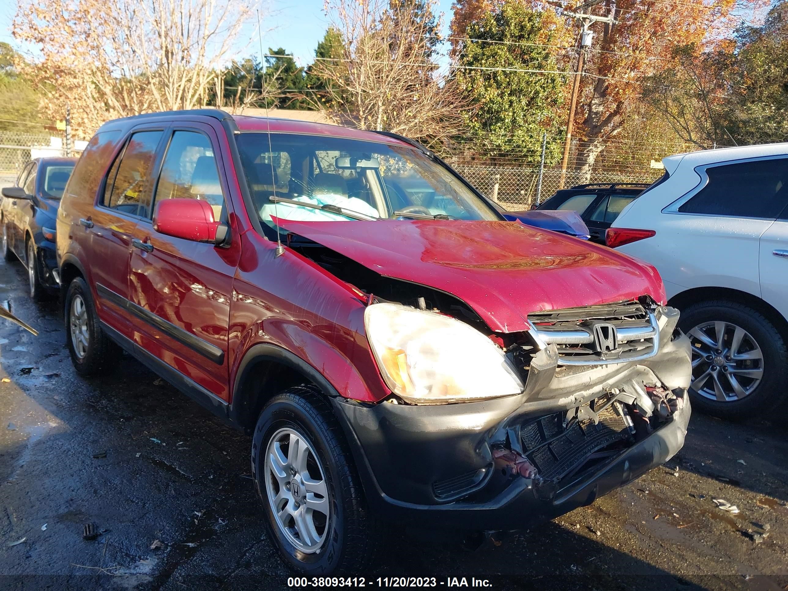 HONDA CR-V 2004 jhlrd78864c041402