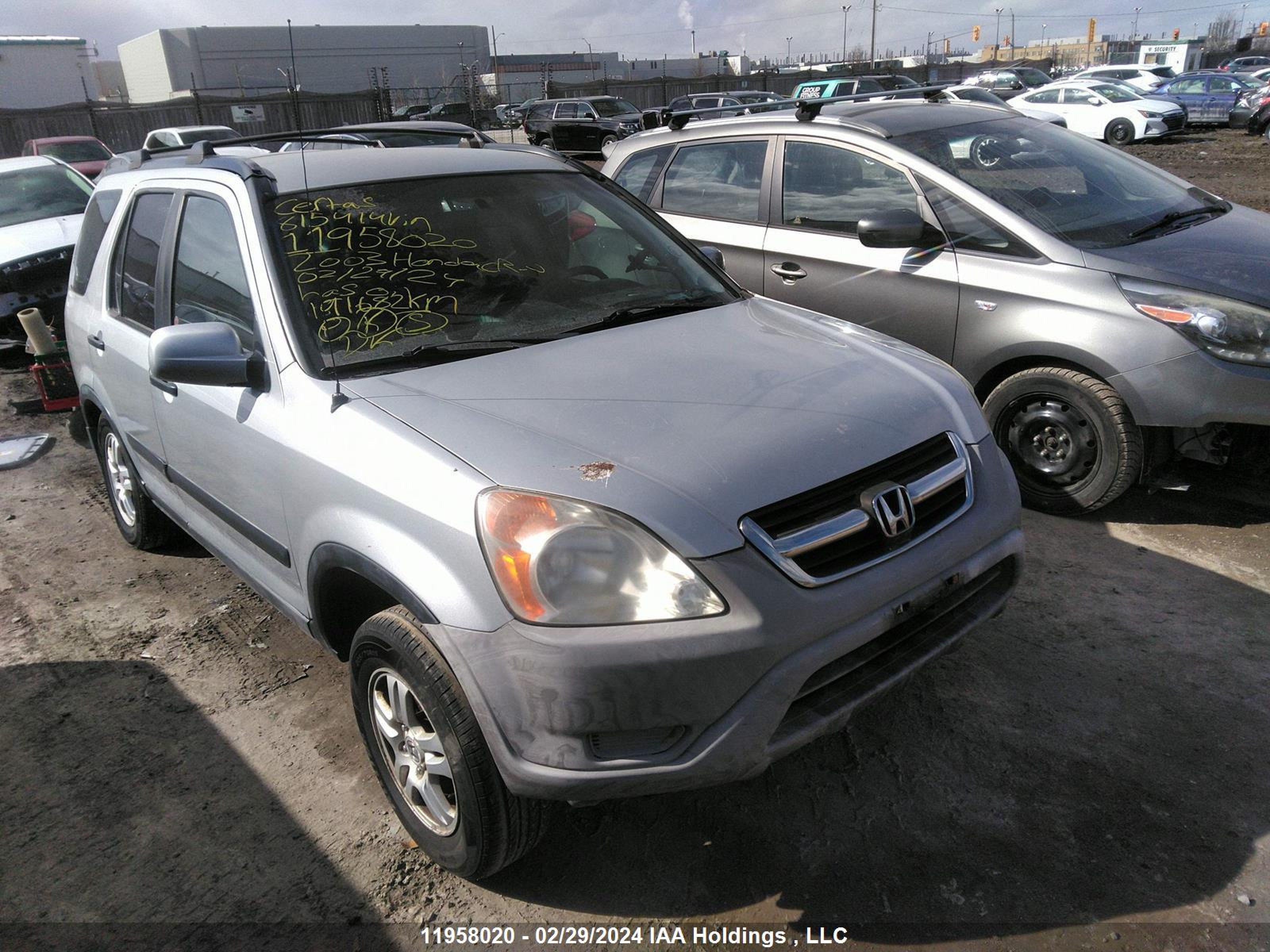 HONDA CR-V 2003 jhlrd78873c815414