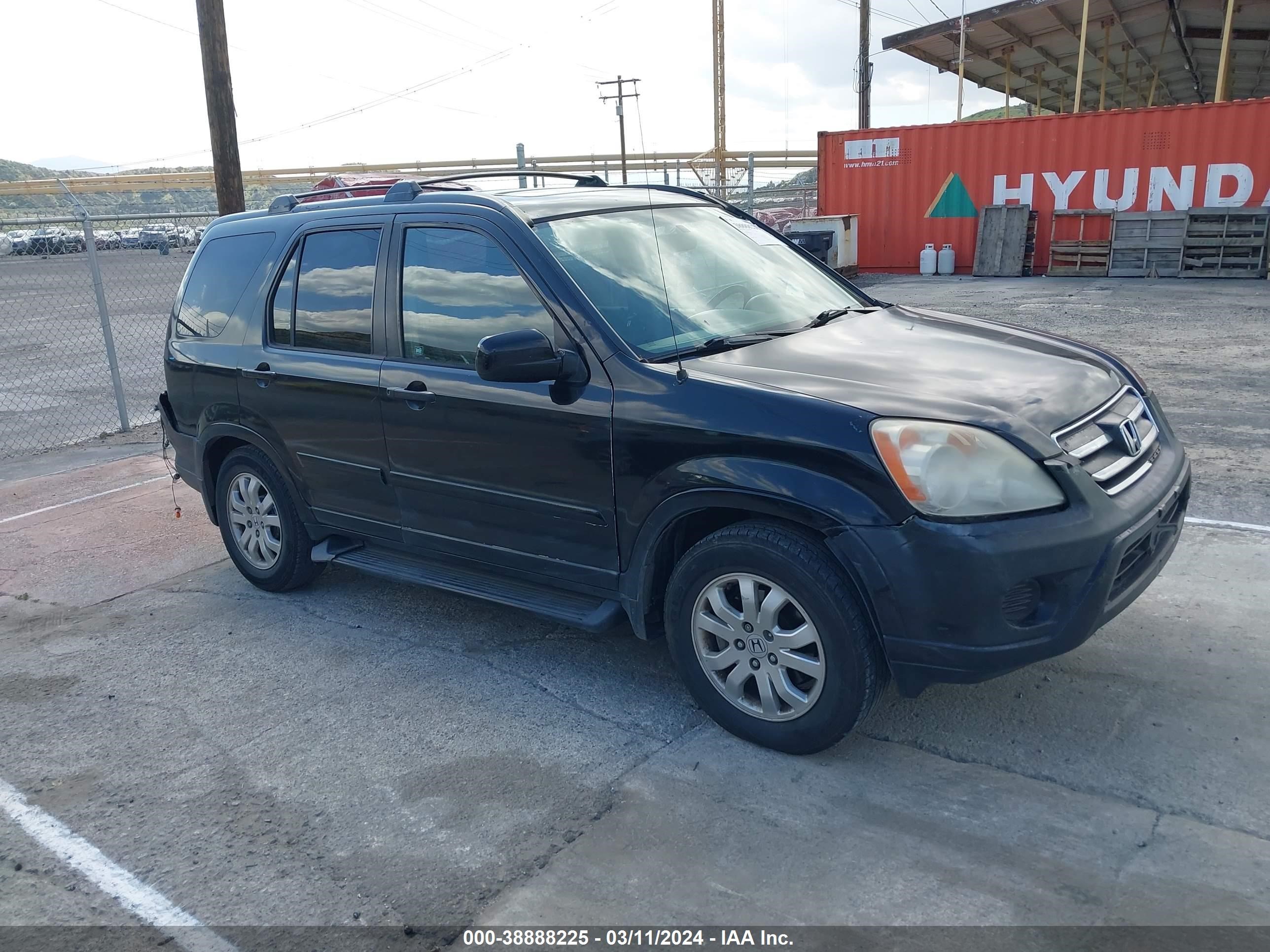 HONDA CR-V 2006 jhlrd78876c032257