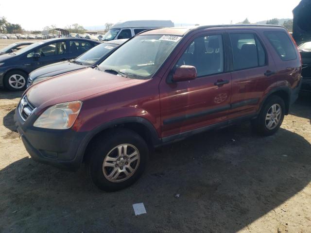 HONDA CRV 2002 jhlrd78882c019205