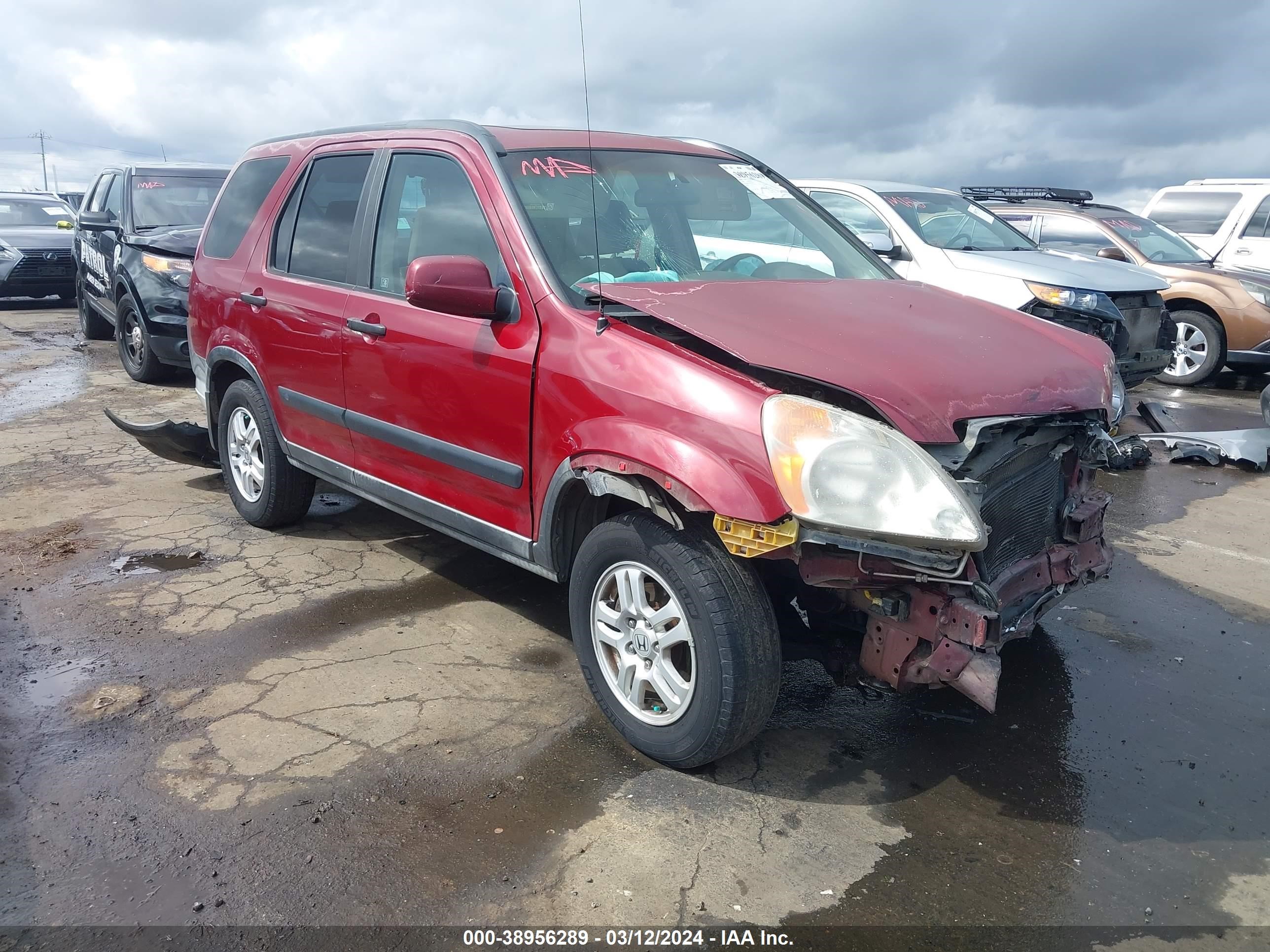 HONDA CR-V 2002 jhlrd78892c069207