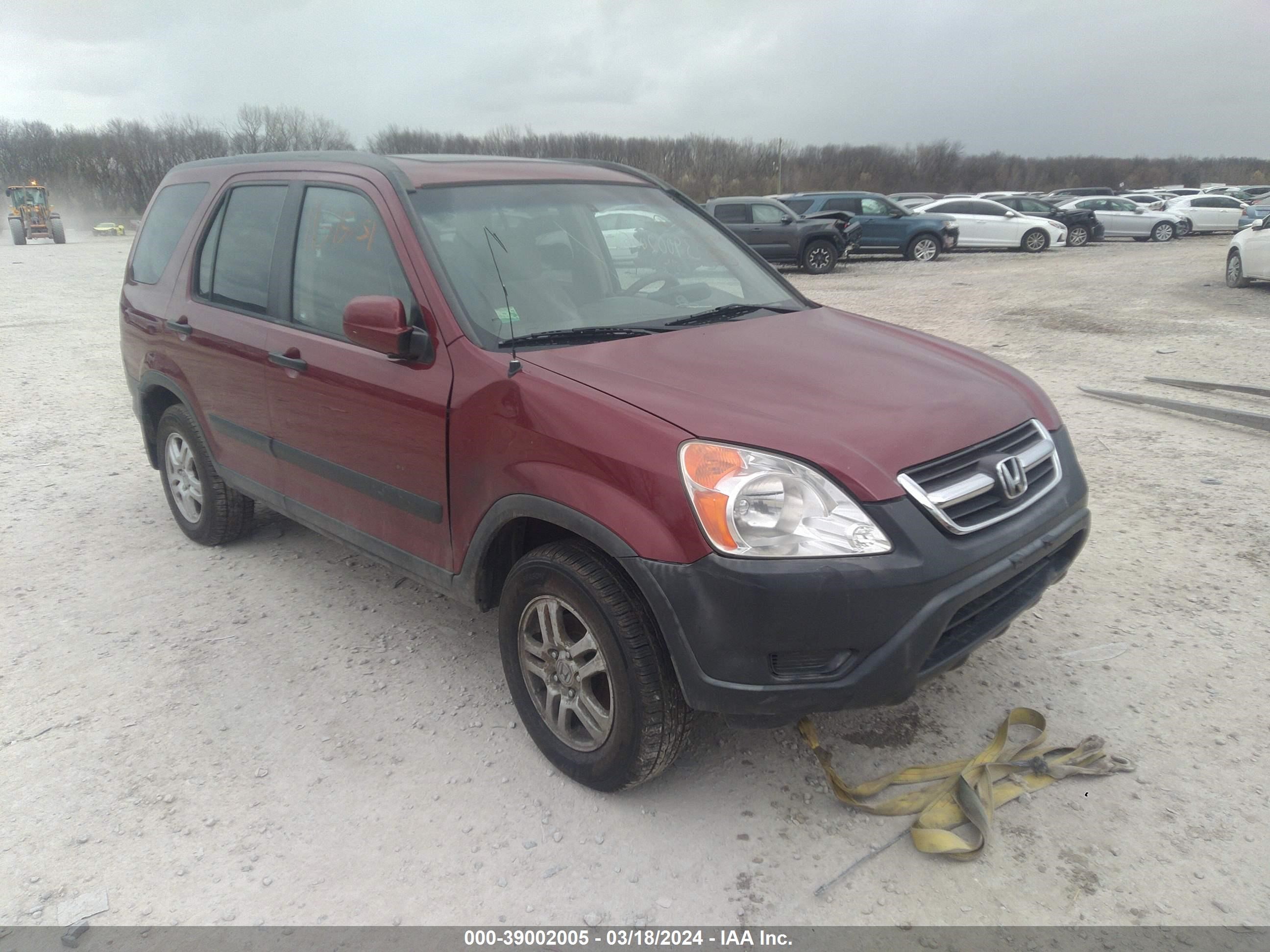 HONDA CR-V 2004 jhlrd78894c054130