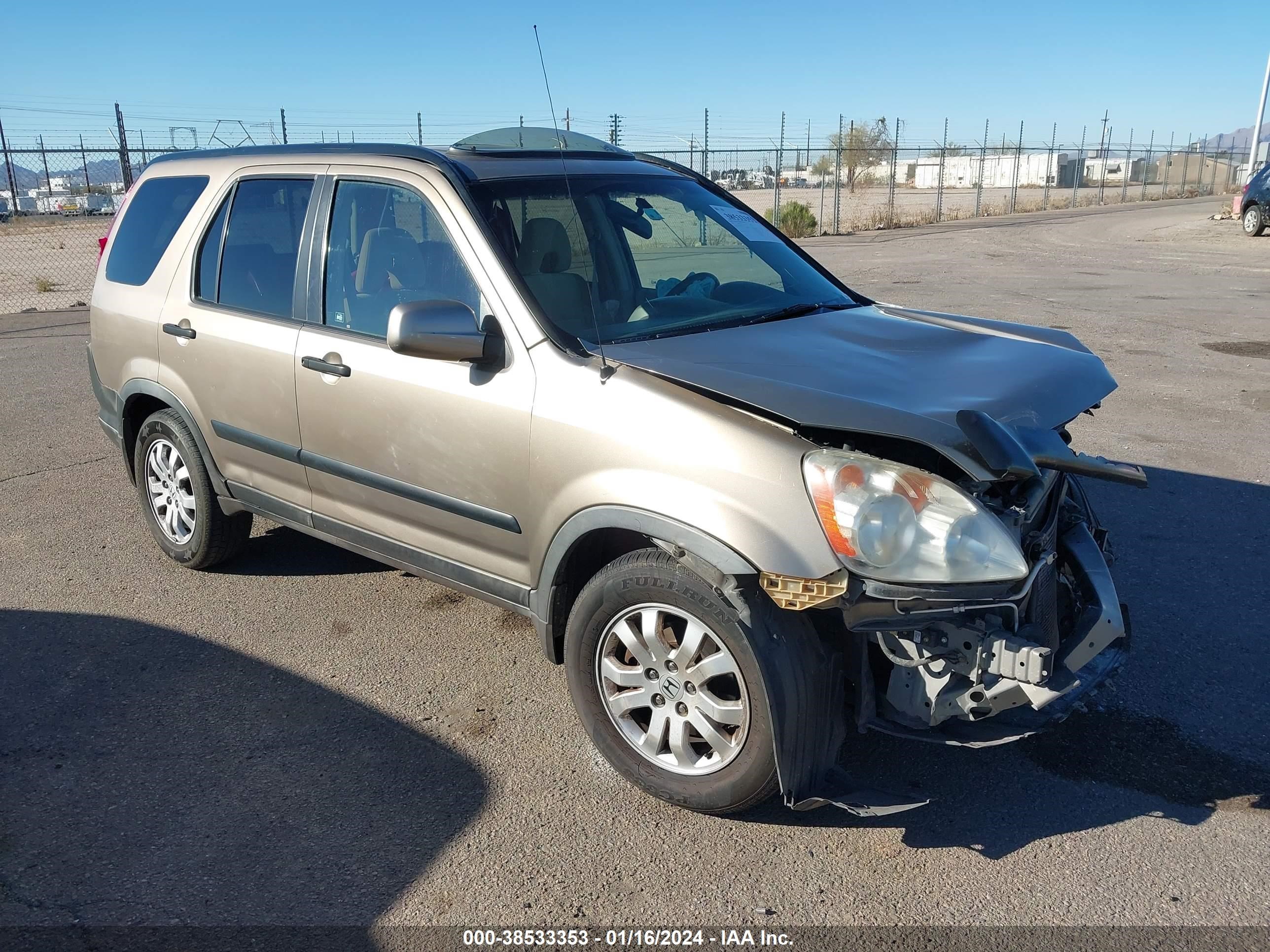 HONDA CR-V 2006 jhlrd78896c031210