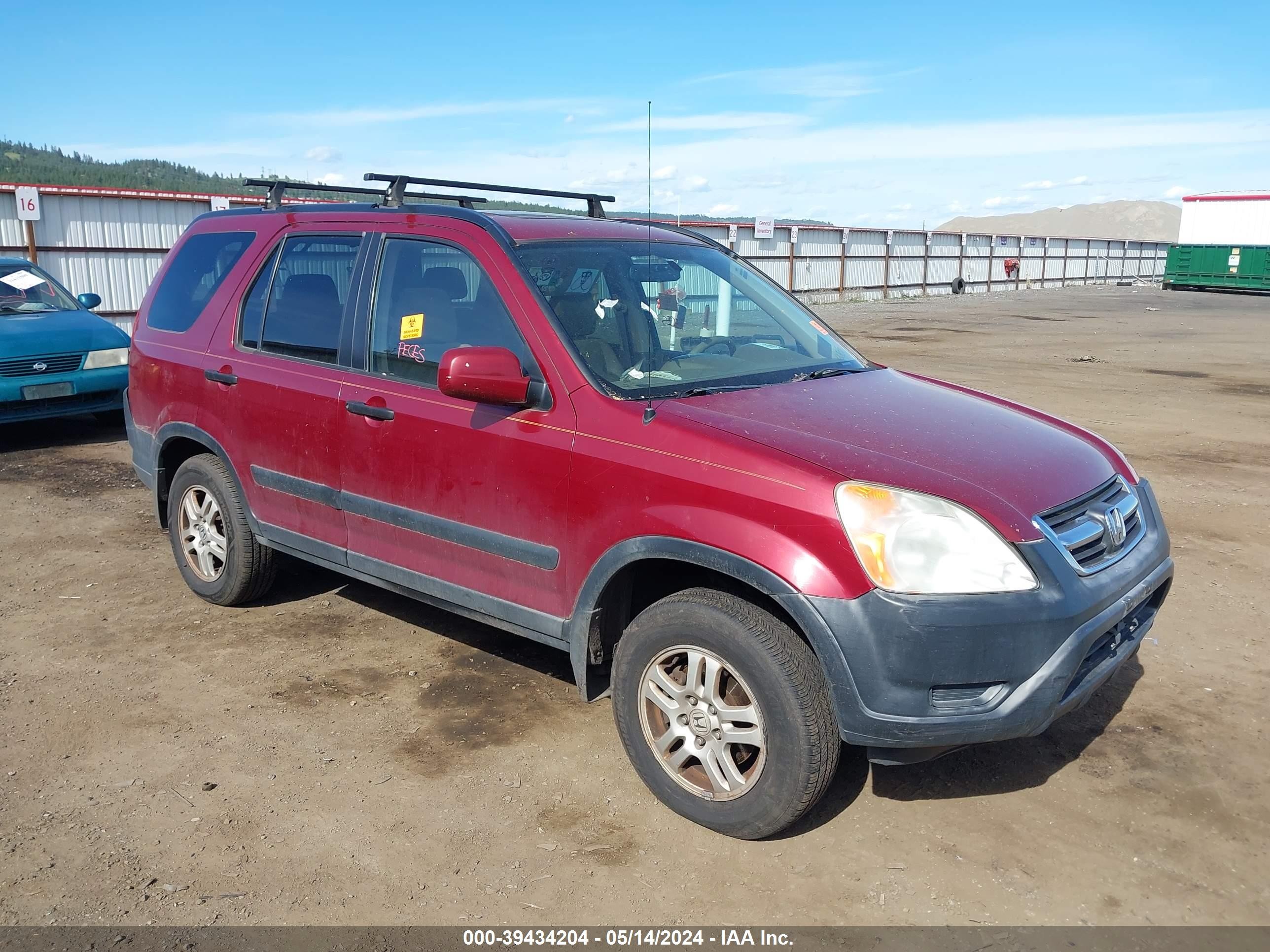 HONDA CR-V 2002 jhlrd788x2c007850