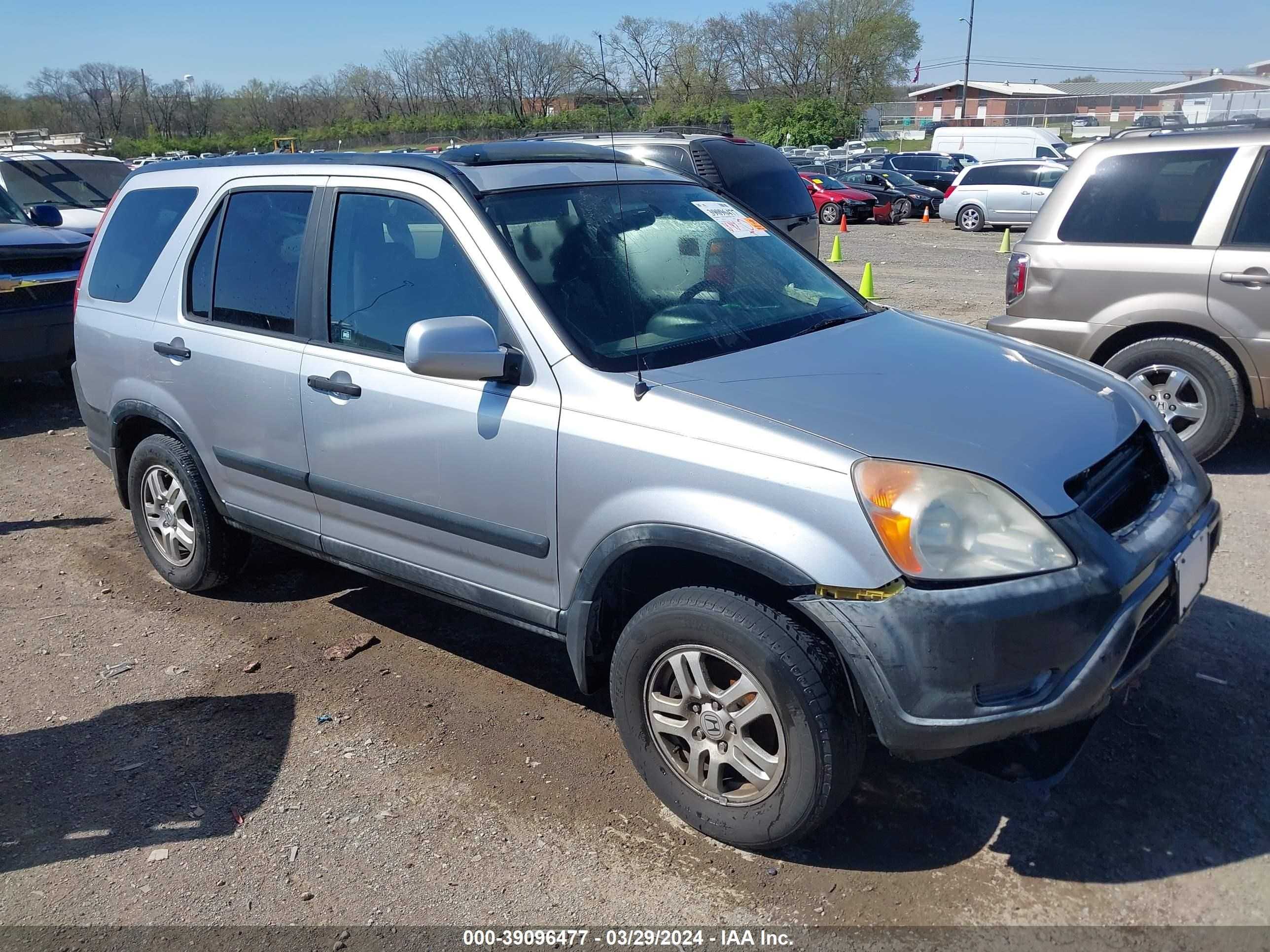 HONDA CR-V 2002 jhlrd788x2c055087