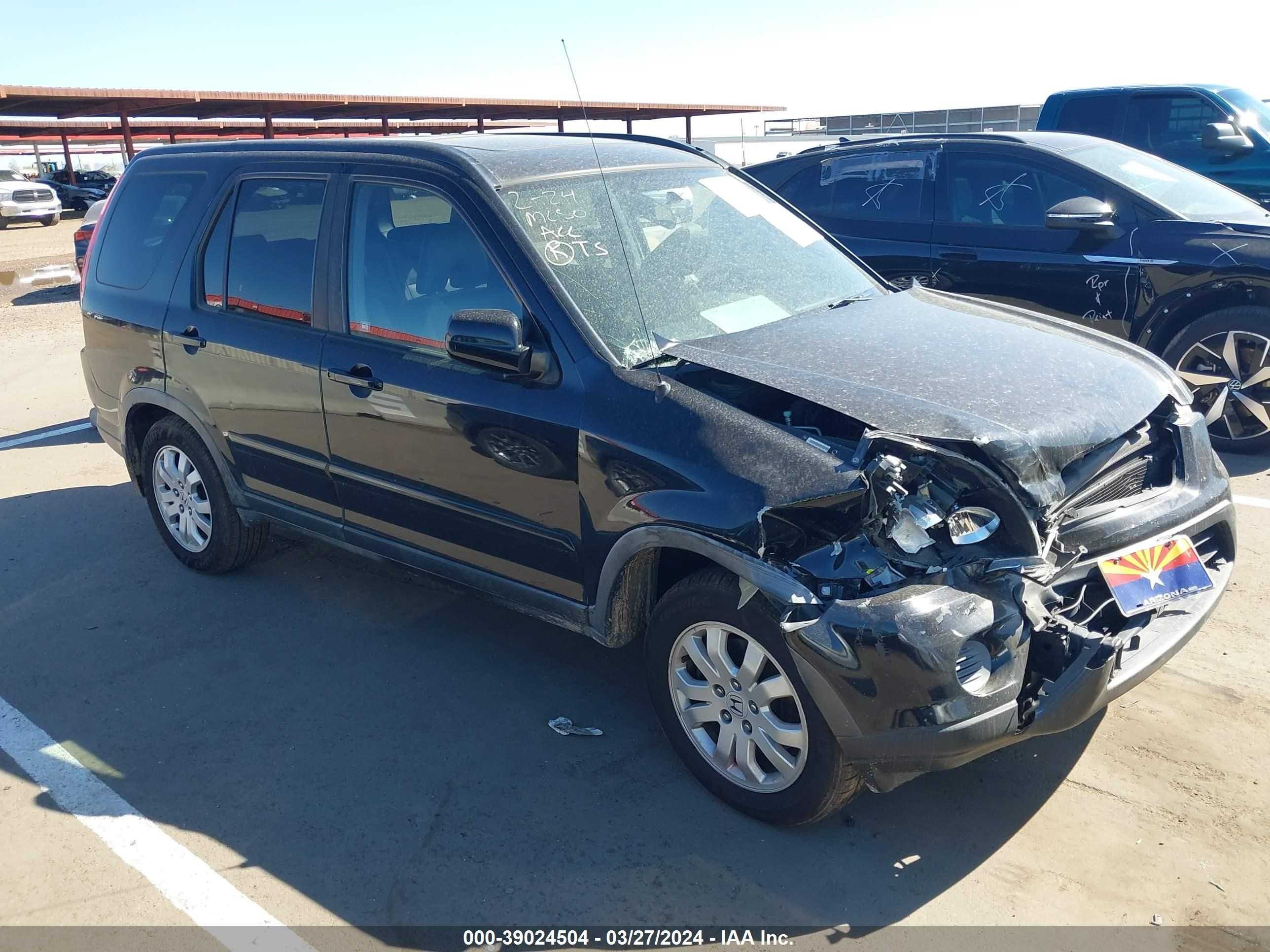 HONDA CR-V 2005 jhlrd78905c015436