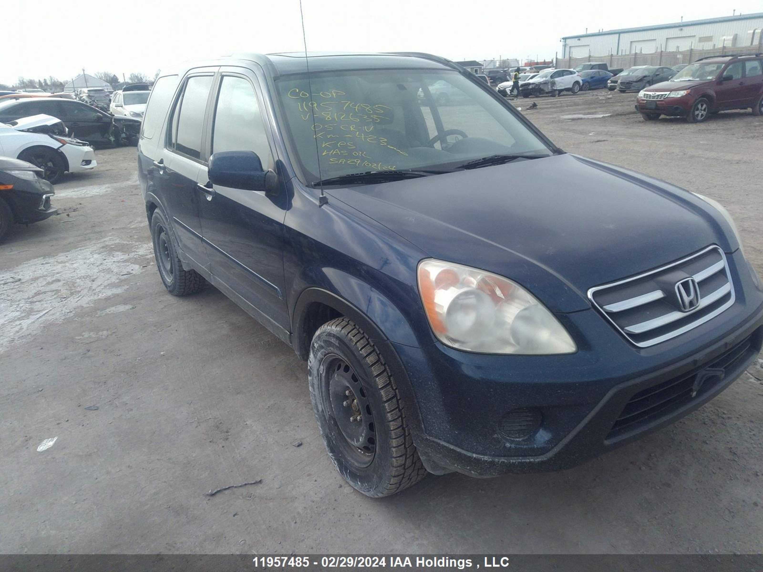 HONDA CR-V 2005 jhlrd78935c812635