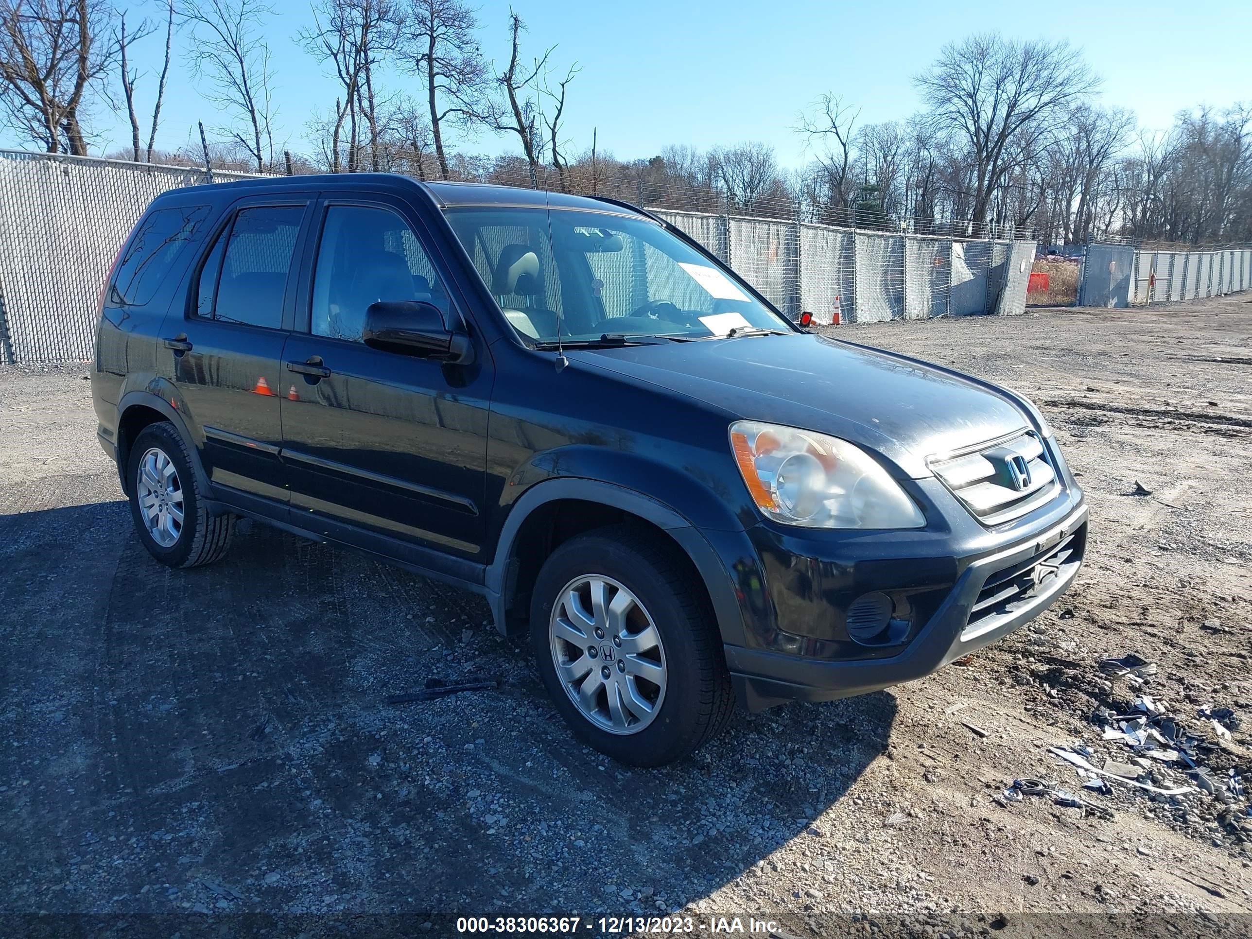 HONDA CR-V SE 2006 jhlrd78936c051798