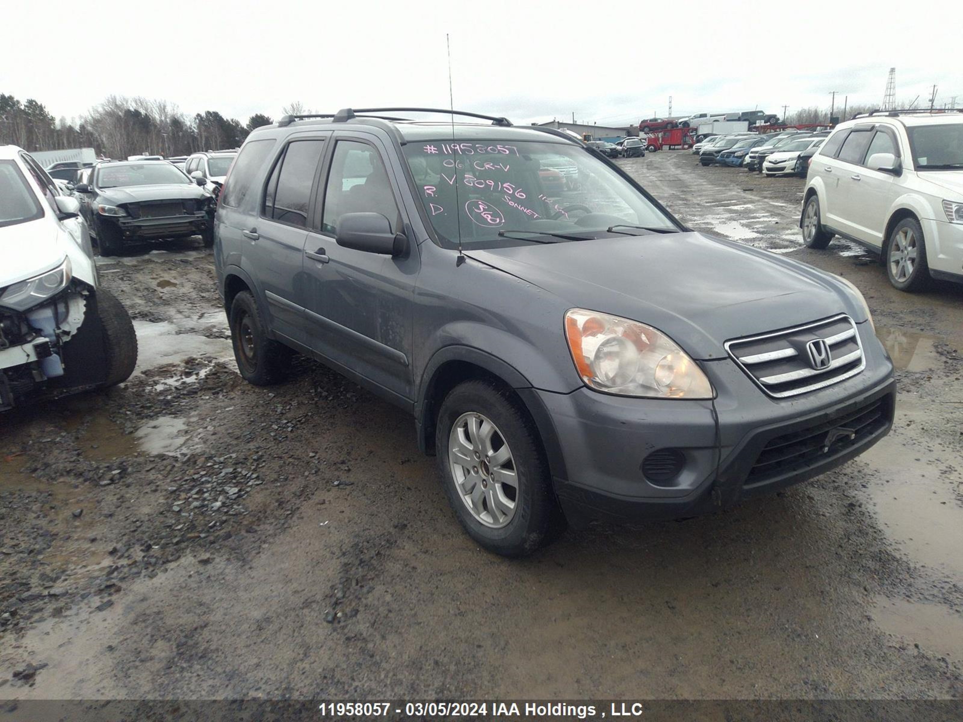 HONDA CR-V 2006 jhlrd78976c809156