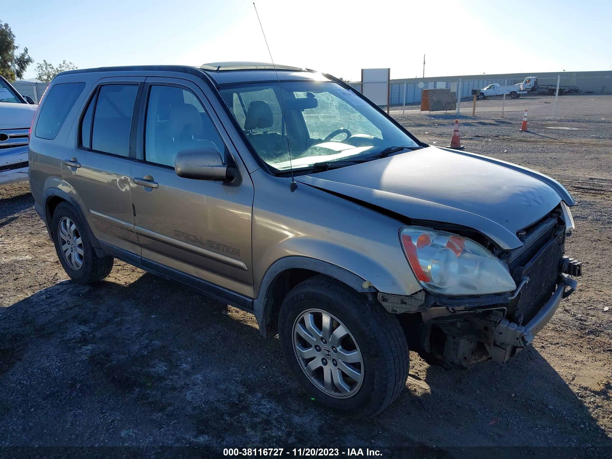 HONDA CR-V 2006 jhlrd78986c020014