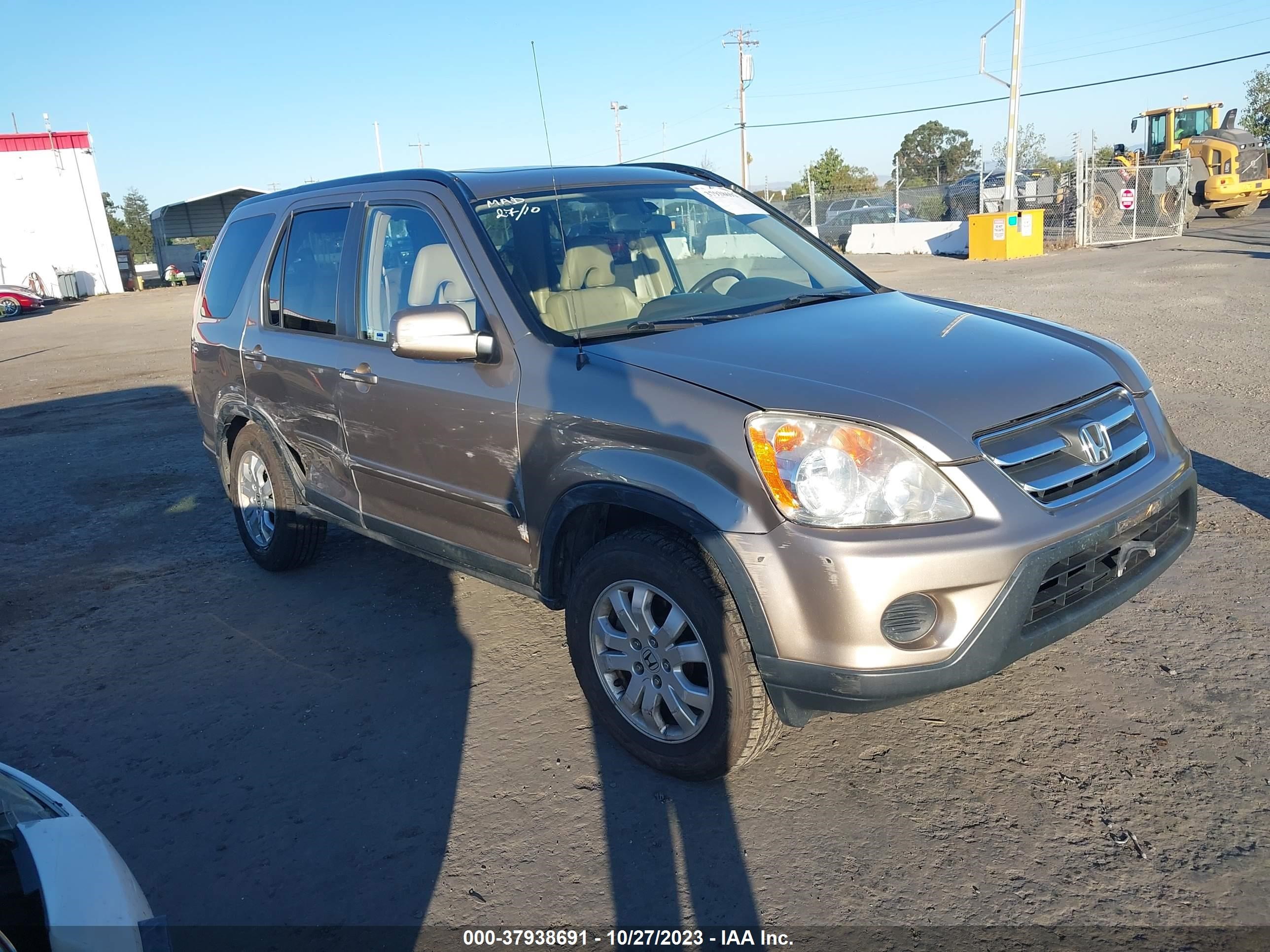 HONDA CR-V 2005 jhlrd789x5c030171