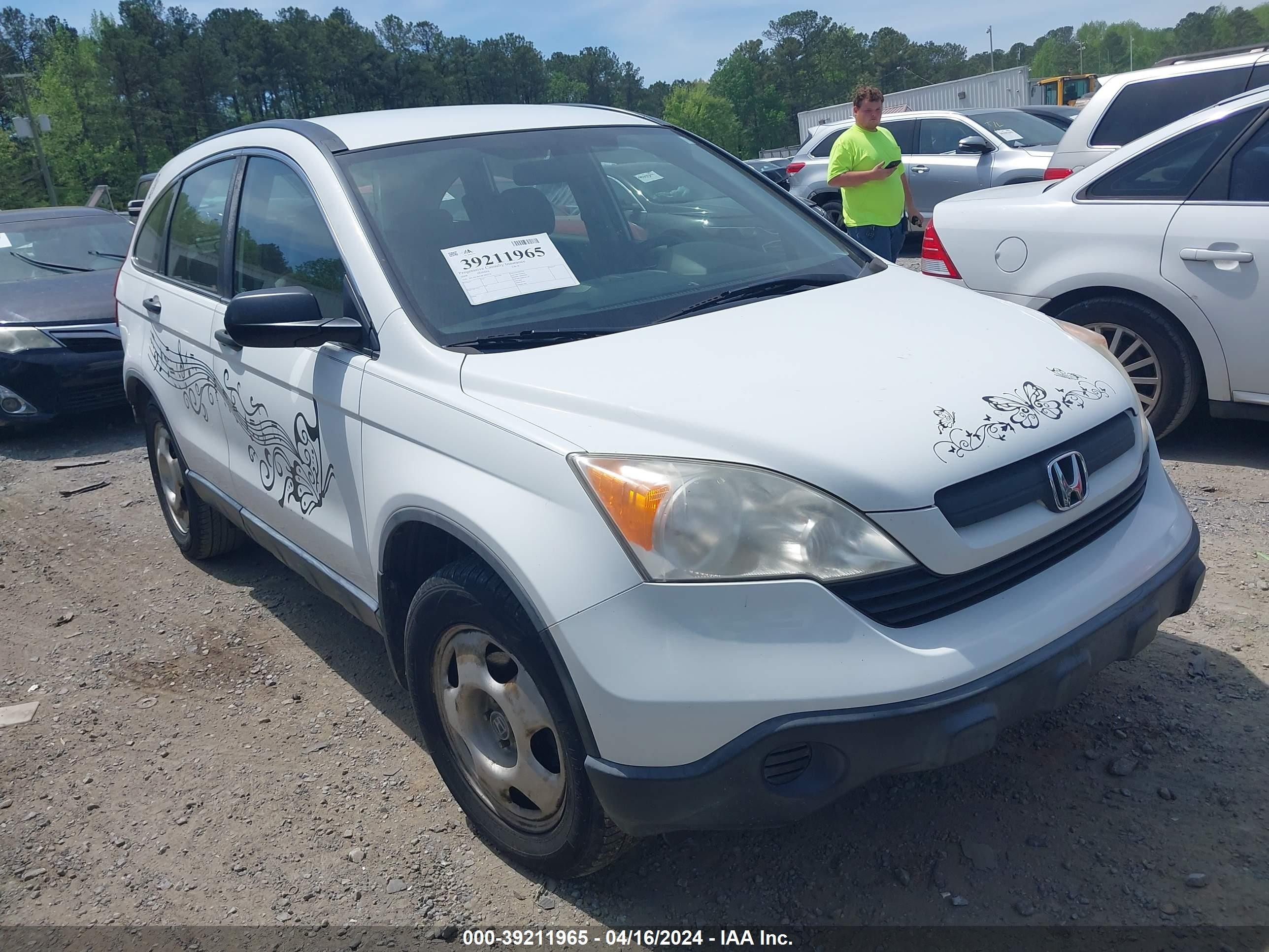 HONDA CR-V 2008 jhlre38338c005554