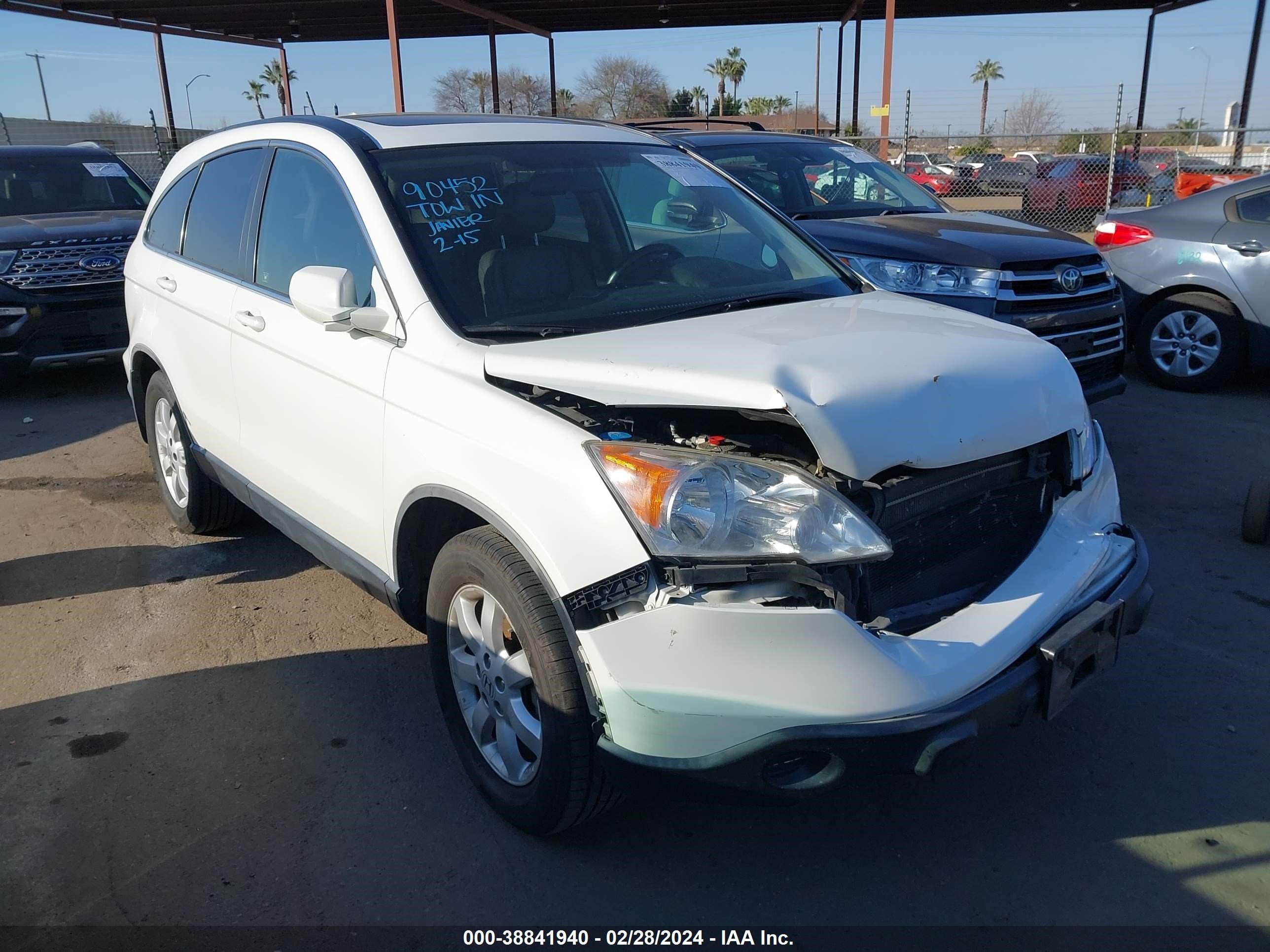 HONDA CR-V 2008 jhlre38718c030780