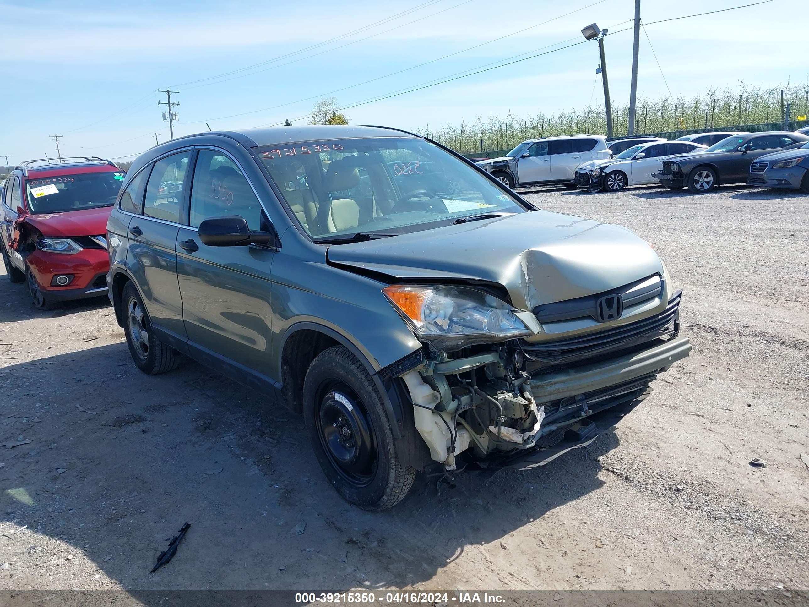 HONDA CR-V 2007 jhlre48327c012676