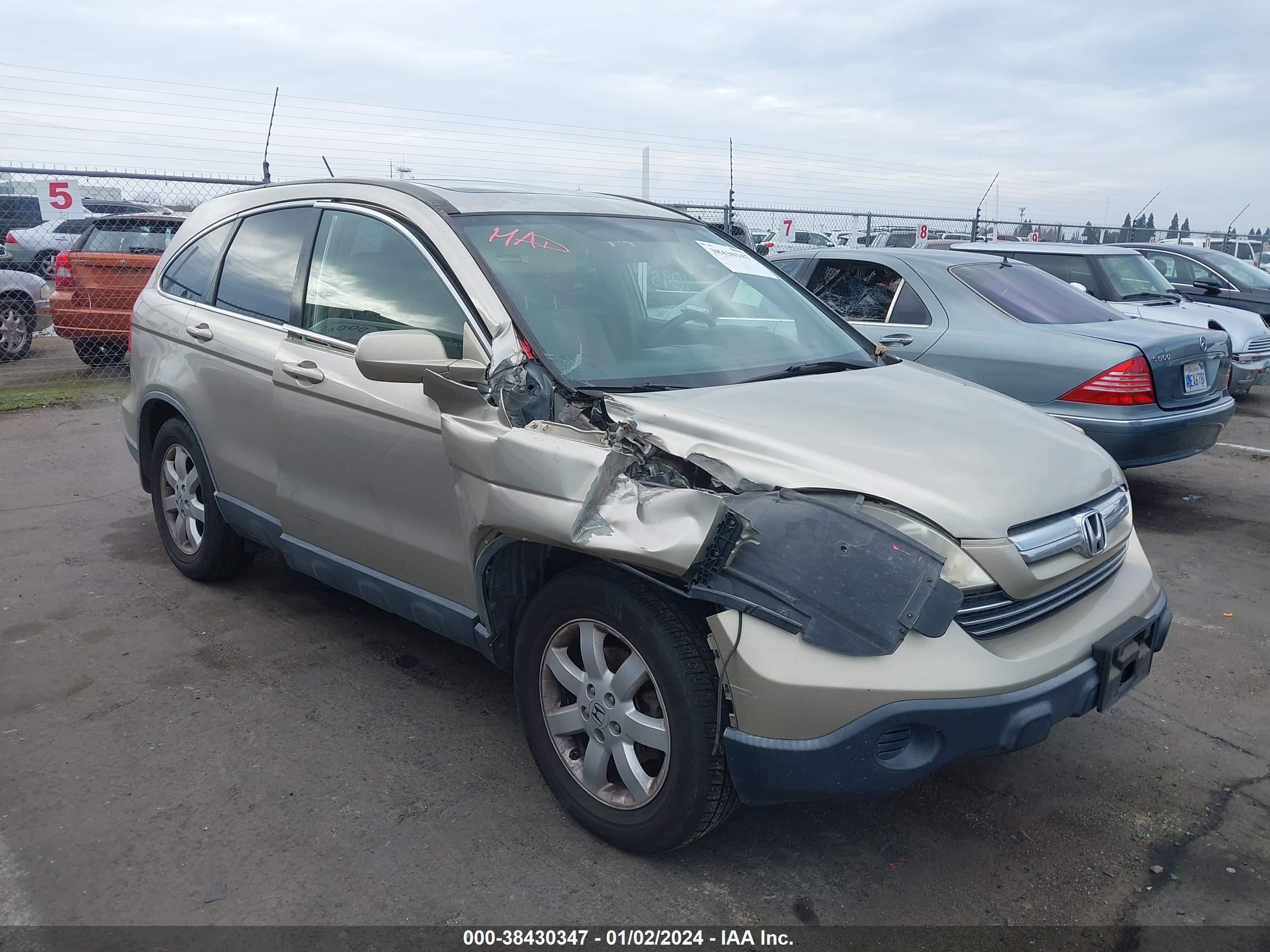 HONDA CR-V 2007 jhlre48737c099555