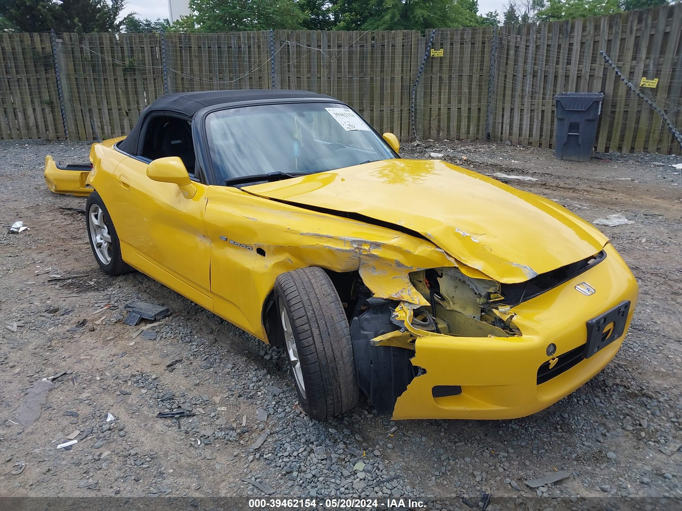 HONDA S2000 2002 jhmap11412t003870