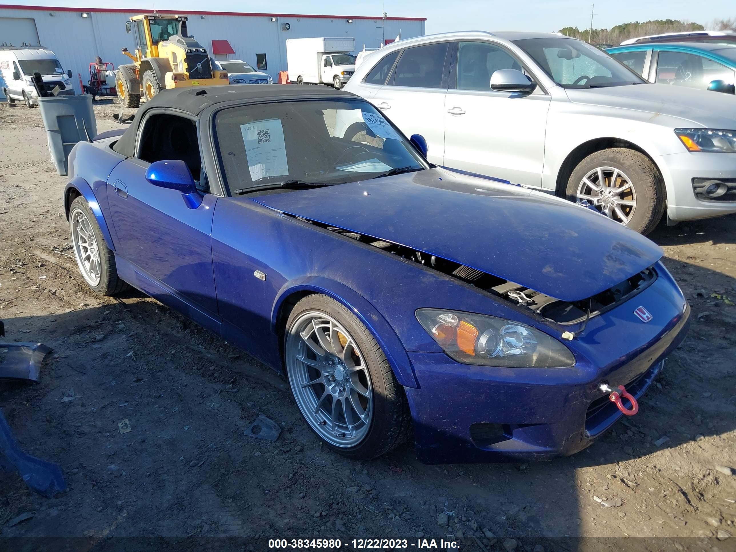 HONDA S2000 2003 jhmap114x3t005649