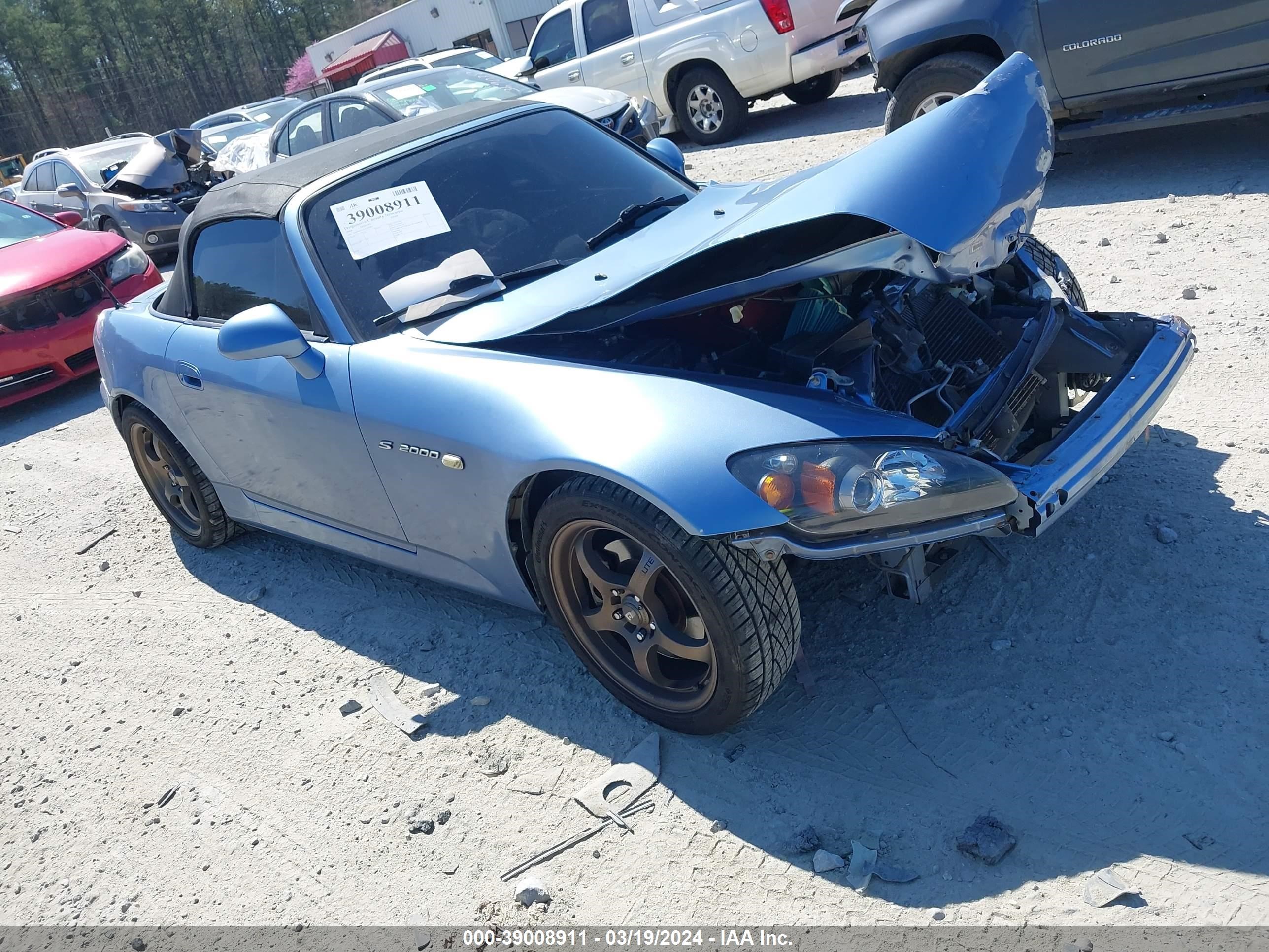 HONDA S2000 2004 jhmap214x4t005853