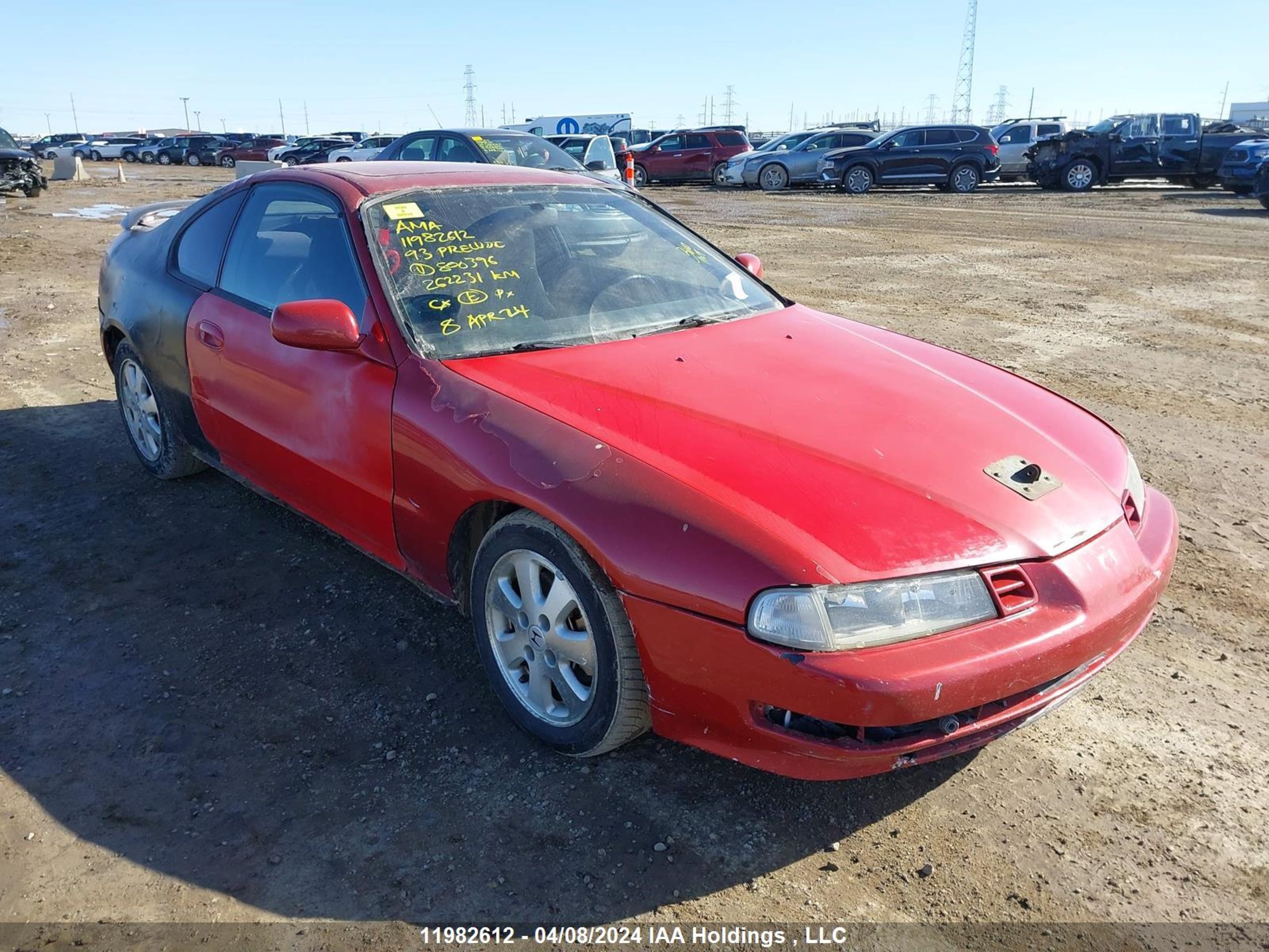 HONDA PRELUDE 1993 jhmbb1171pc800396