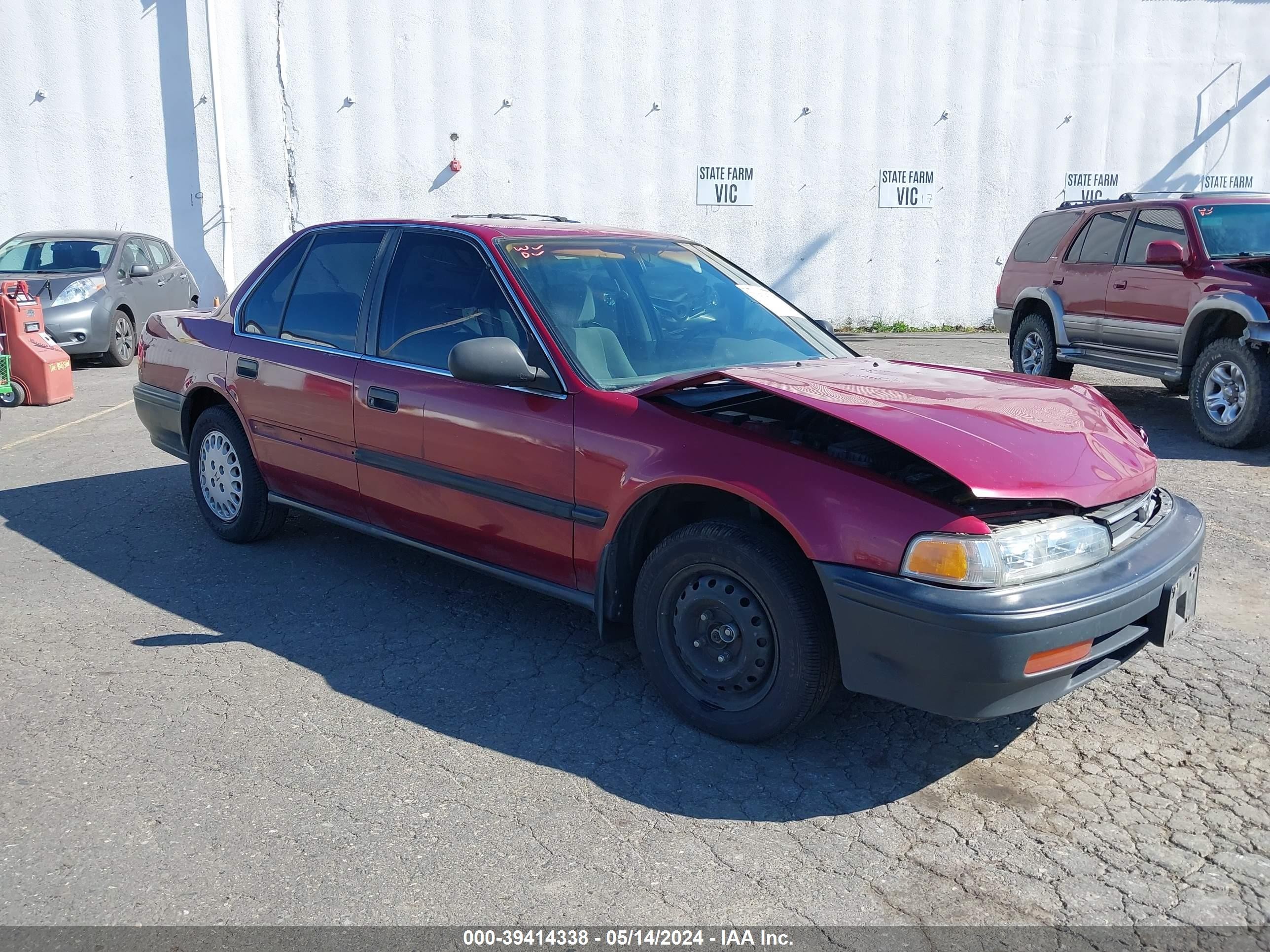 HONDA ACCORD 1992 jhmcb7646nc046916