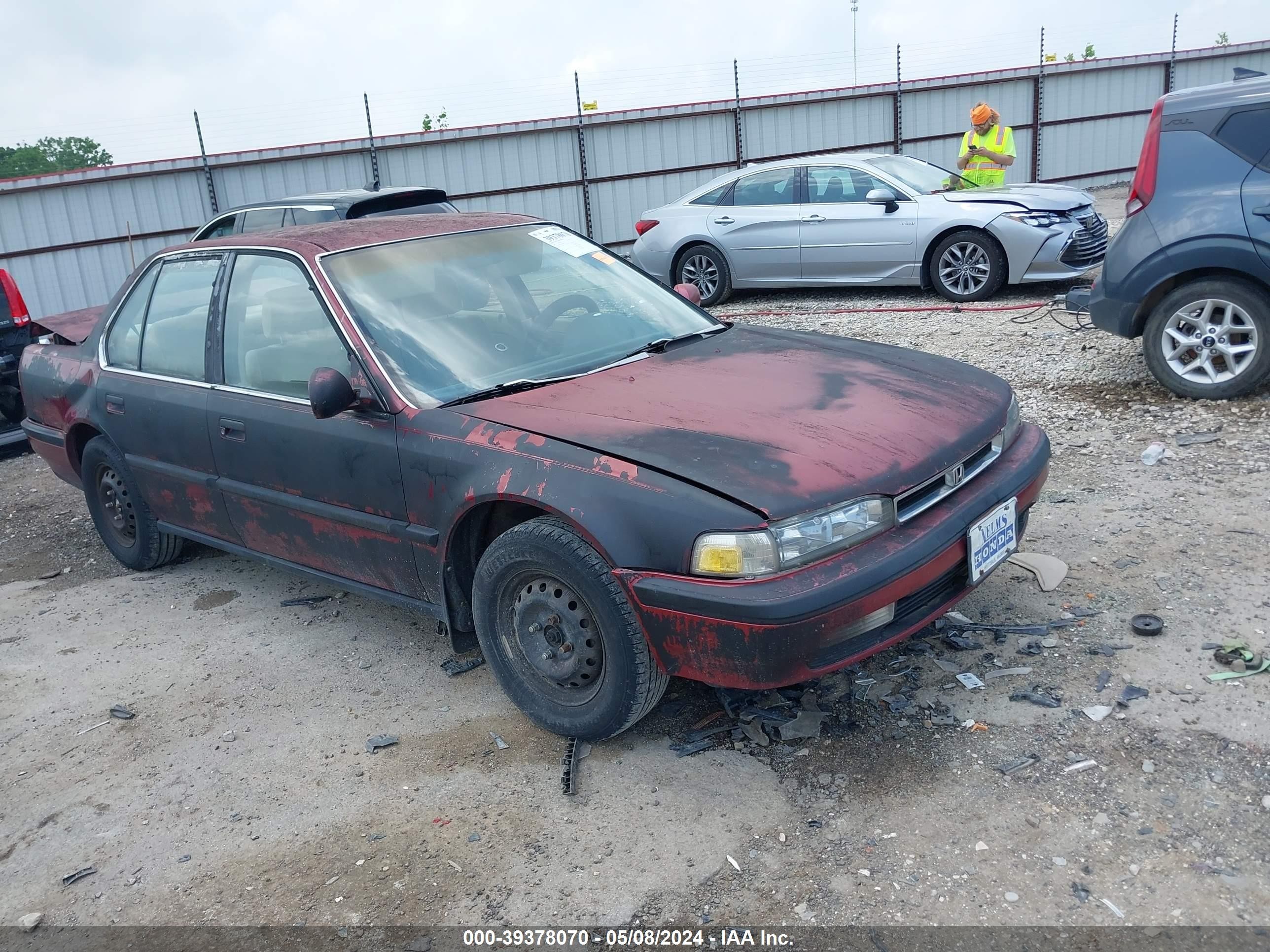 HONDA ACCORD 1991 jhmcb7657mc079592