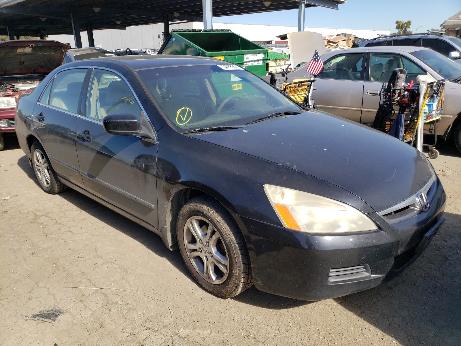 HONDA ACCORD SE 2007 jhmcm56317c020927