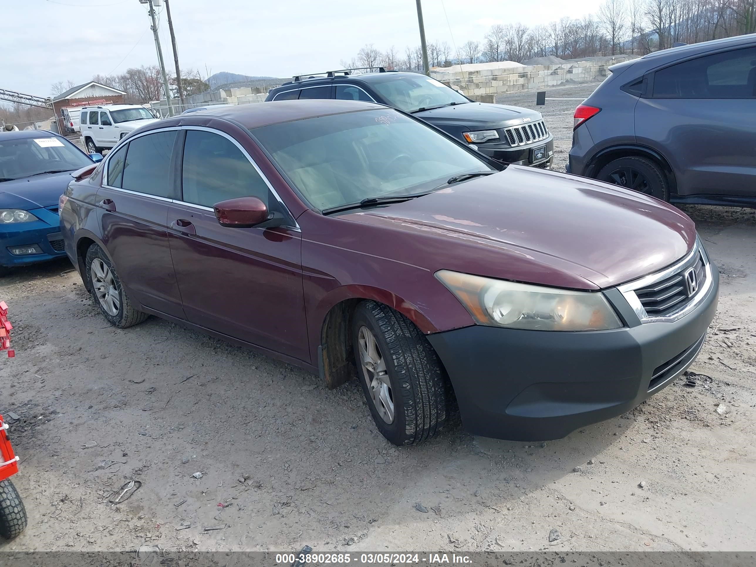 HONDA ACCORD 2008 jhmcp26478c006577