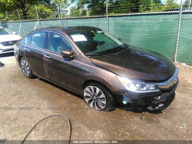 HONDA ACCORD HYBRID 2017 jhmcr6f30hc011256