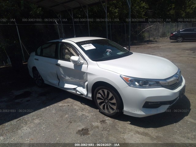 HONDA ACCORD HYBRID 2017 jhmcr6f32hc021318