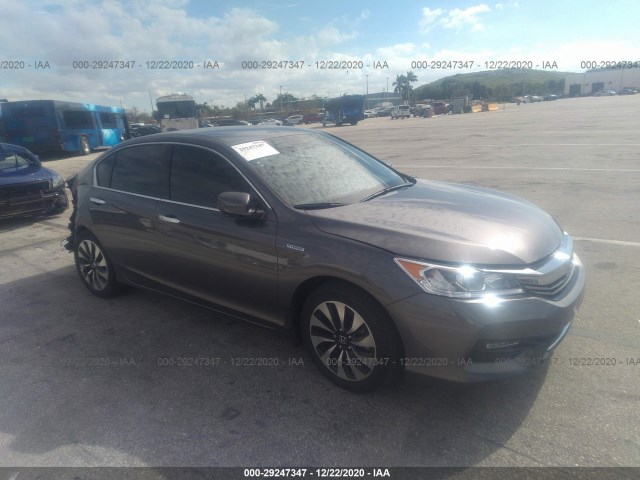 HONDA ACCORD HYBRID 2017 jhmcr6f3xhc009305