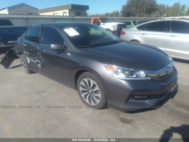 HONDA ACCORD HYBRID 2017 jhmcr6f50hc012487