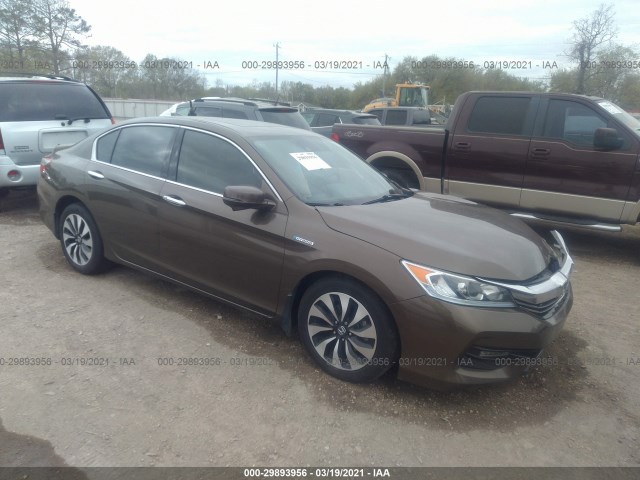 HONDA ACCORD HYBRID 2017 jhmcr6f50hc023456