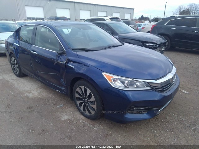 HONDA ACCORD HYBRID 2017 jhmcr6f55hc003722