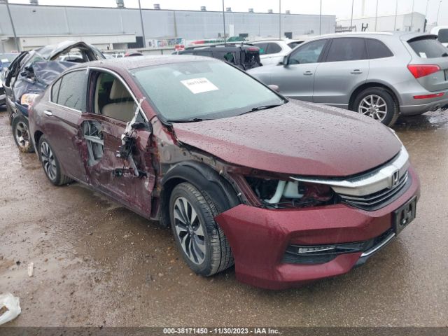 HONDA ACCORD HYBRID 2017 jhmcr6f56hc028581