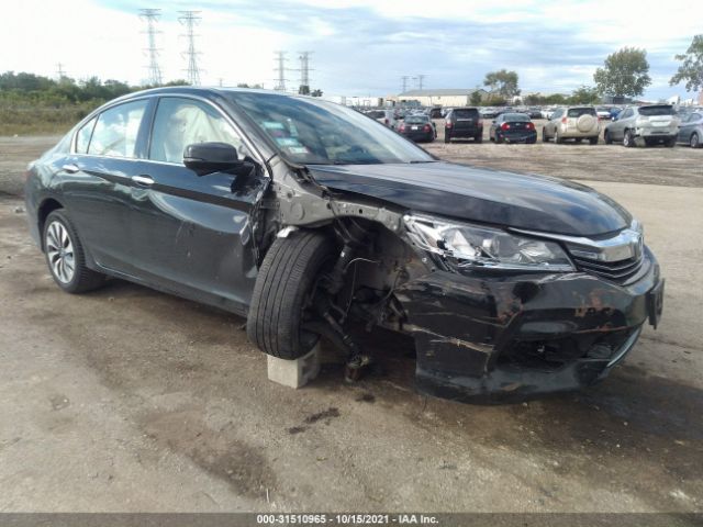 HONDA ACCORD HYBRID 2017 jhmcr6f57hc012938