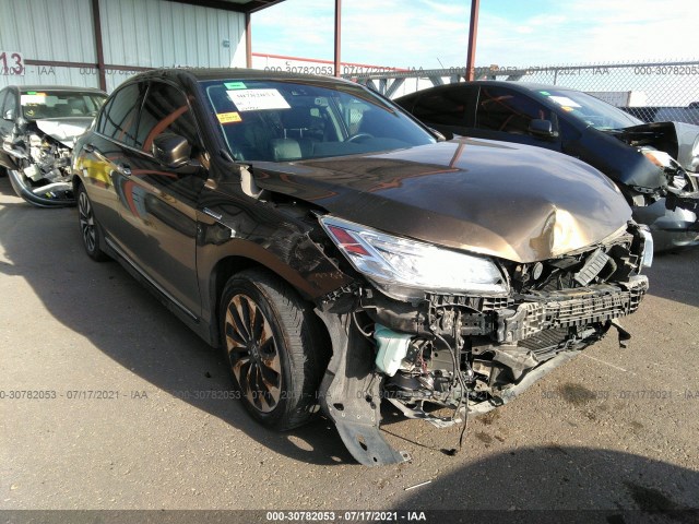 HONDA ACCORD HYBRID 2017 jhmcr6f75hc004953