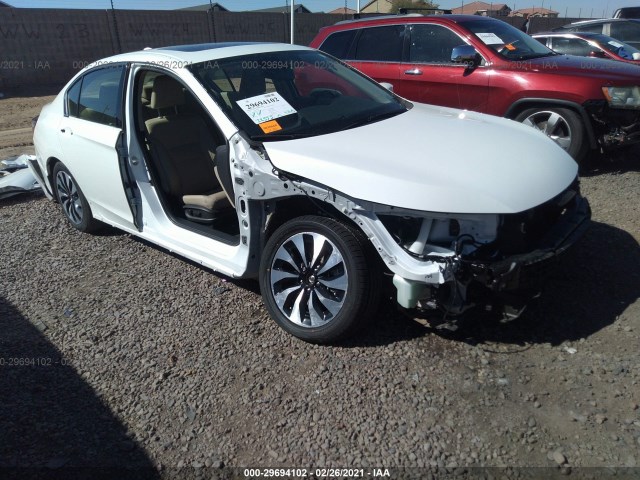 HONDA ACCORD HYBRID 2017 jhmcr6f76hc020501