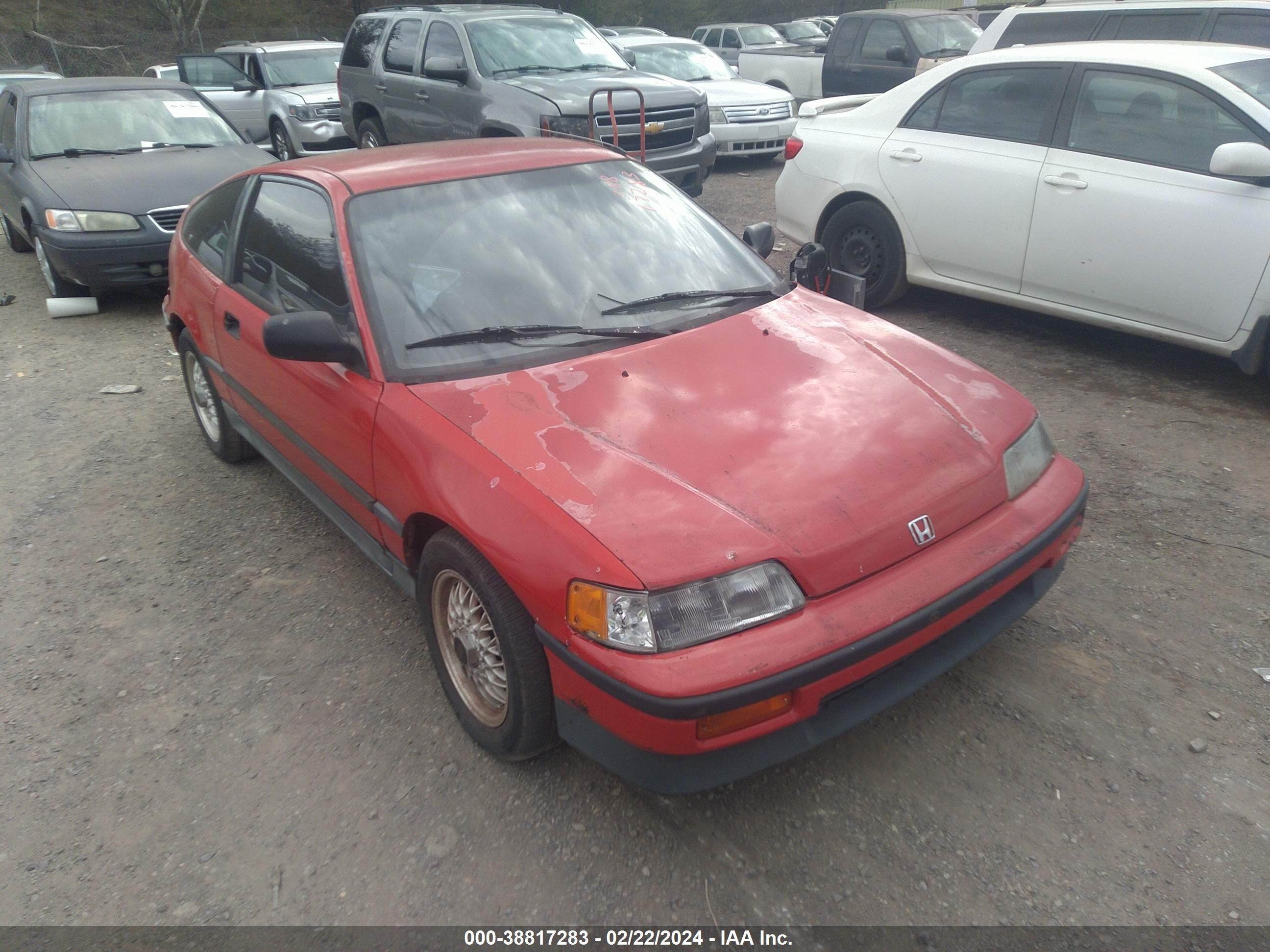 HONDA CIVIC 1989 jhmed8456ks006048