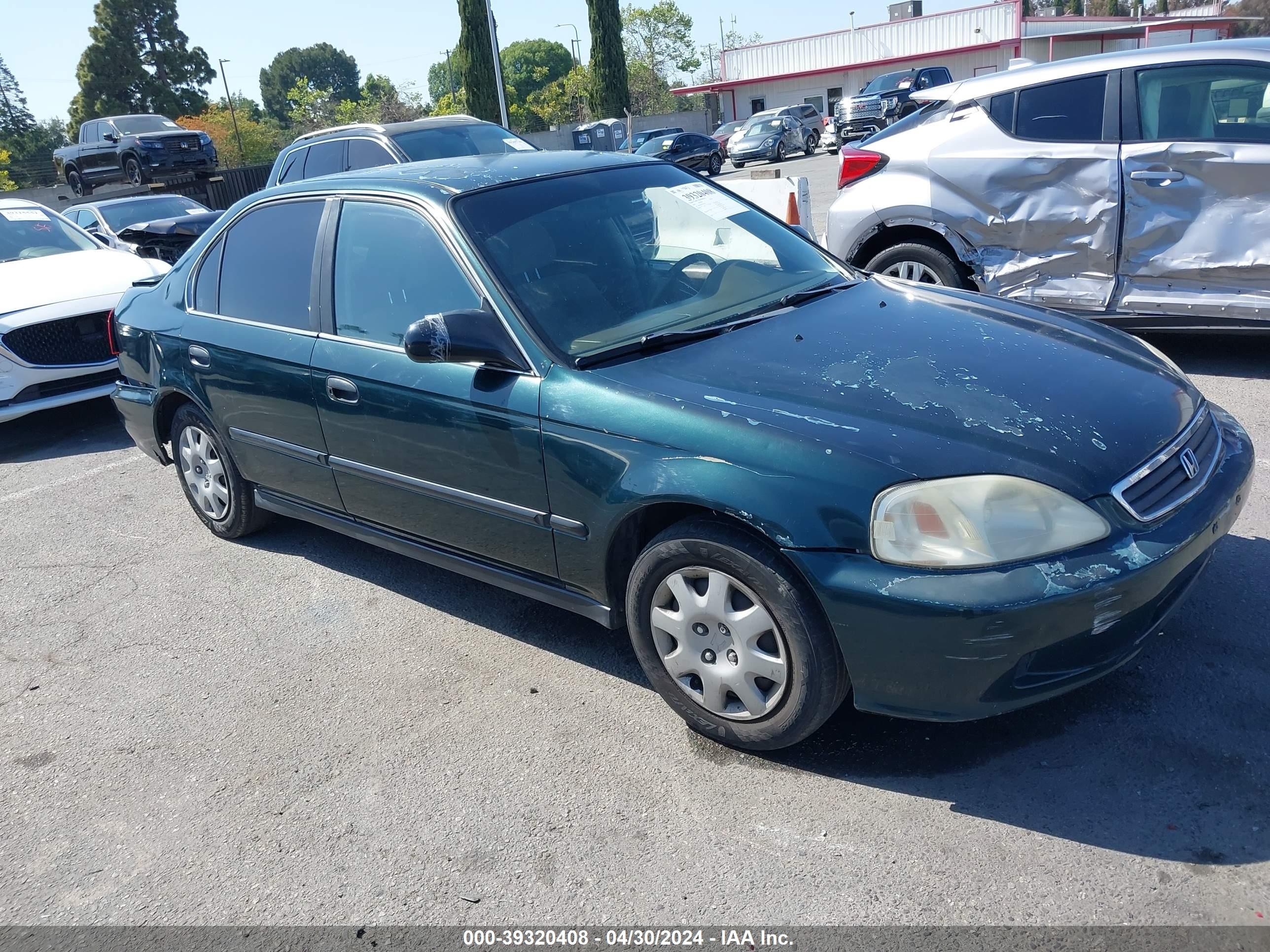 HONDA CIVIC 2000 jhmej6677ys013420