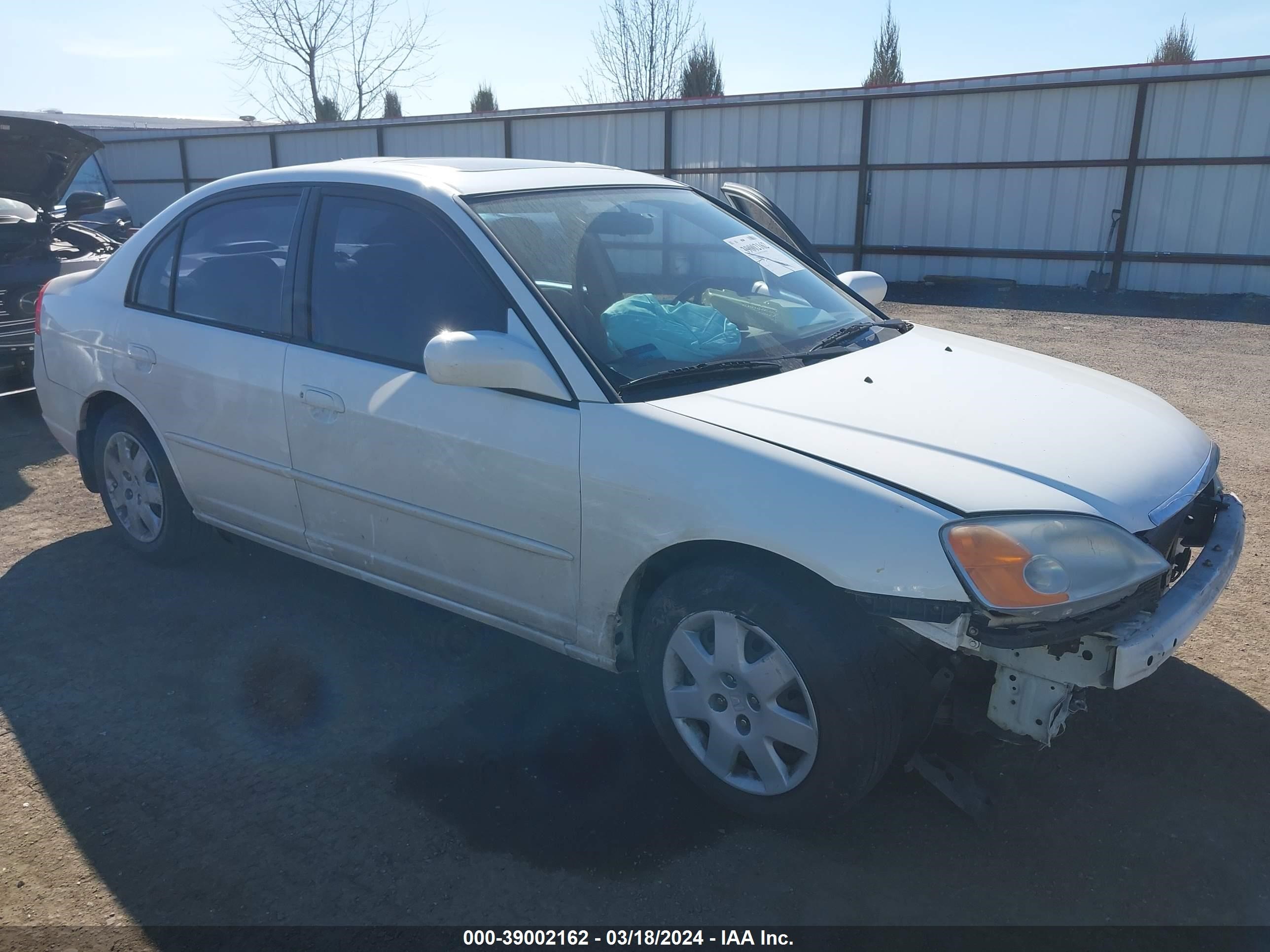 HONDA CIVIC 2002 jhmes26762s002664