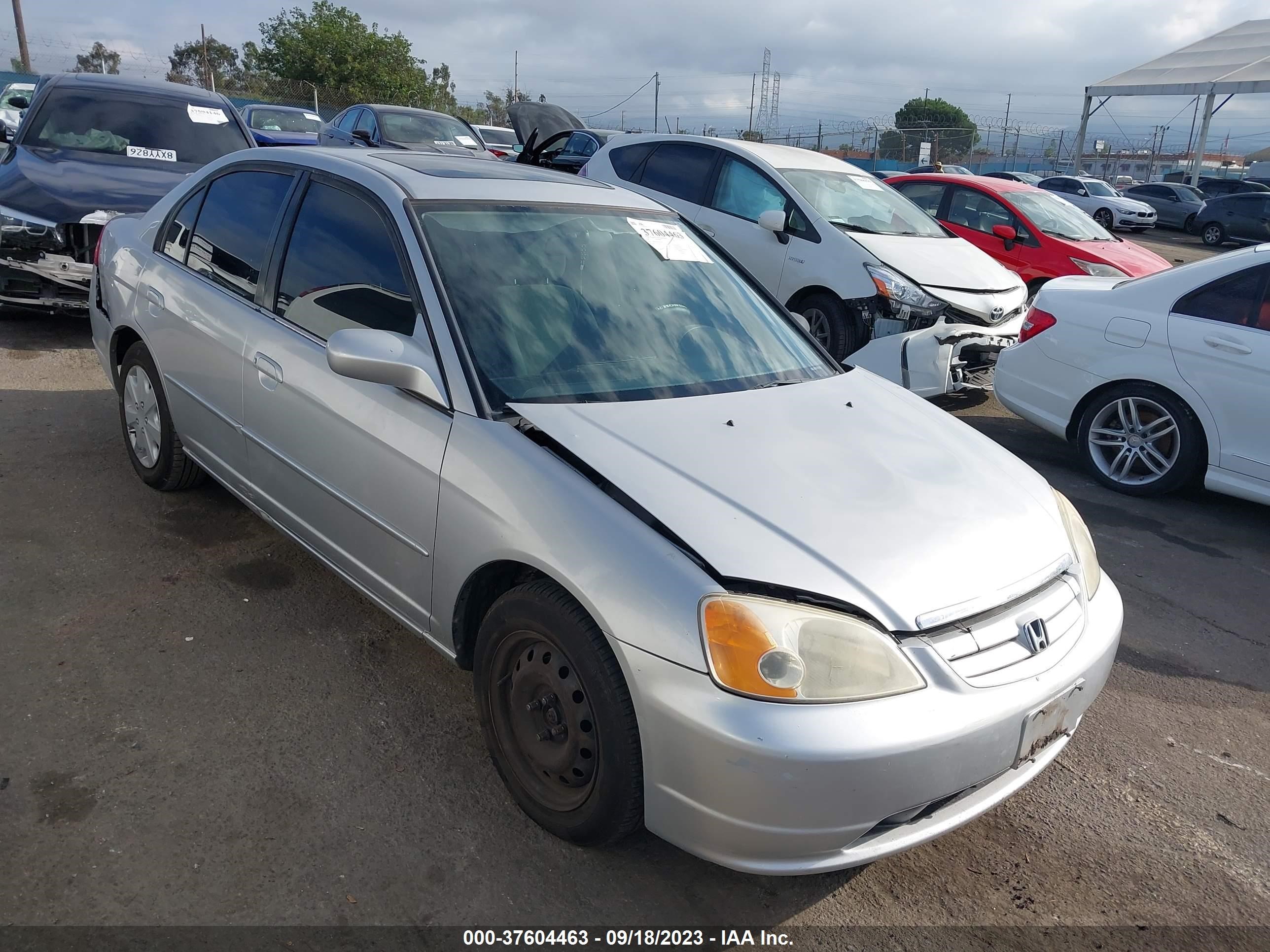 HONDA CIVIC 2002 jhmes26772s001815