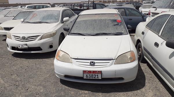 HONDA CIVIC 2001 jhmes86321s404647