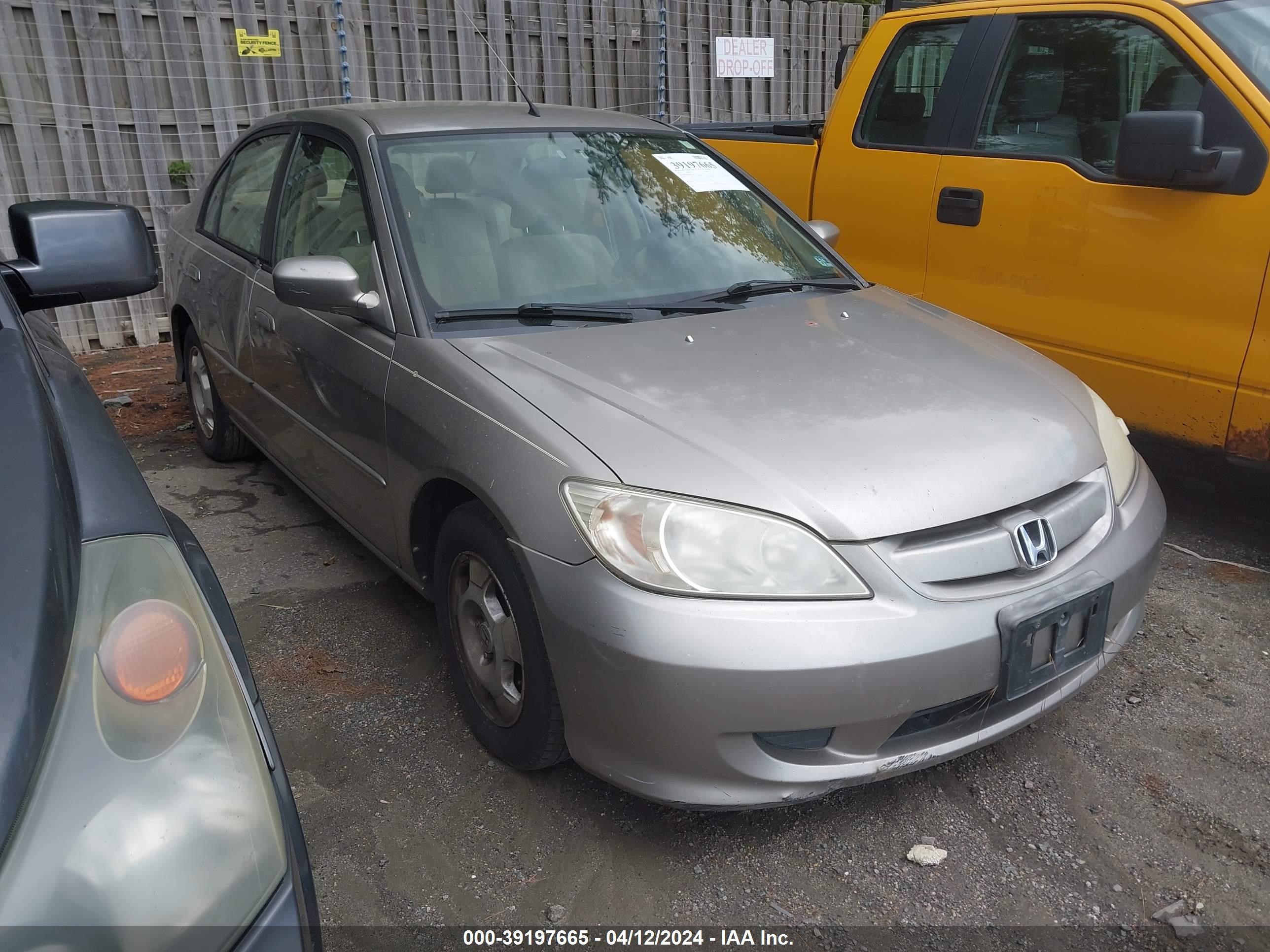 HONDA CIVIC 2005 jhmes96625s015402