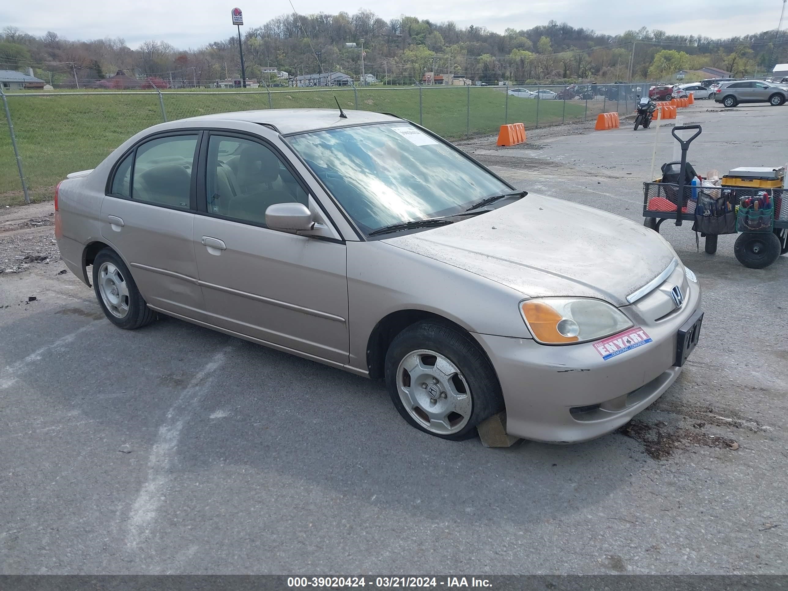 HONDA CIVIC 2003 jhmes96643s002664