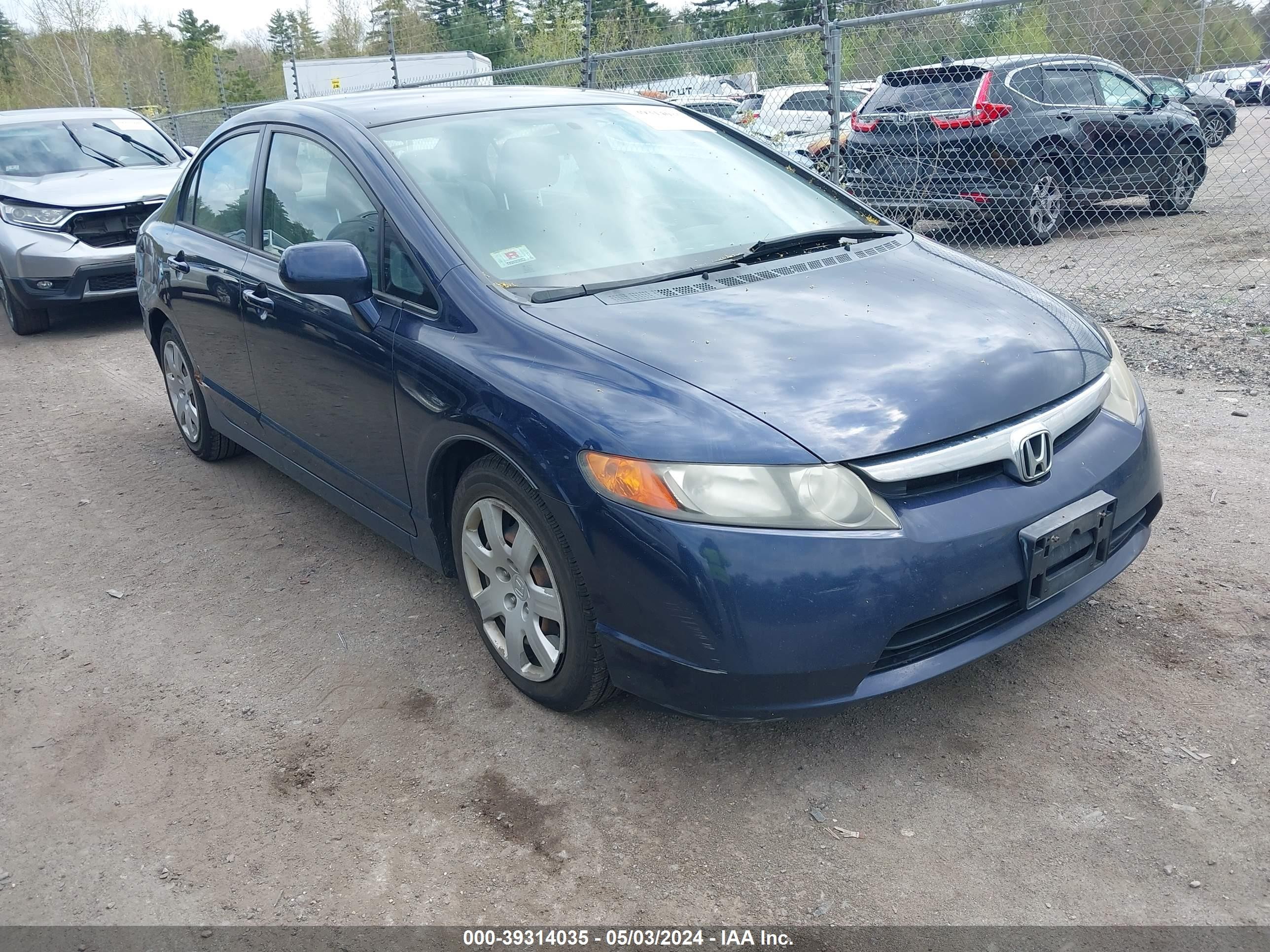 HONDA CIVIC 2007 jhmfa16507s002246