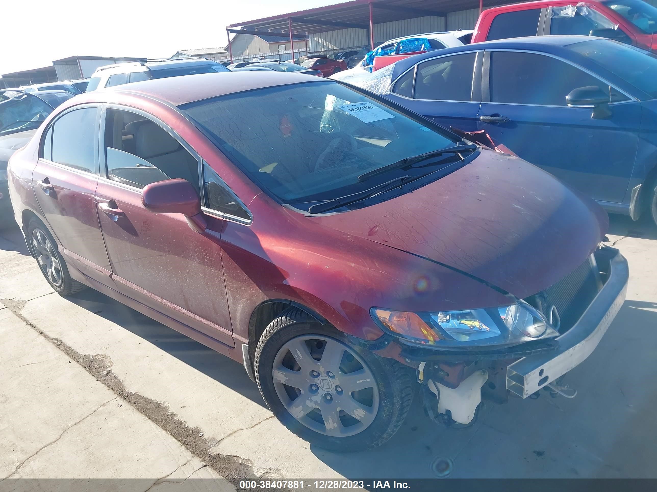 HONDA CIVIC 2008 jhmfa16518s000524