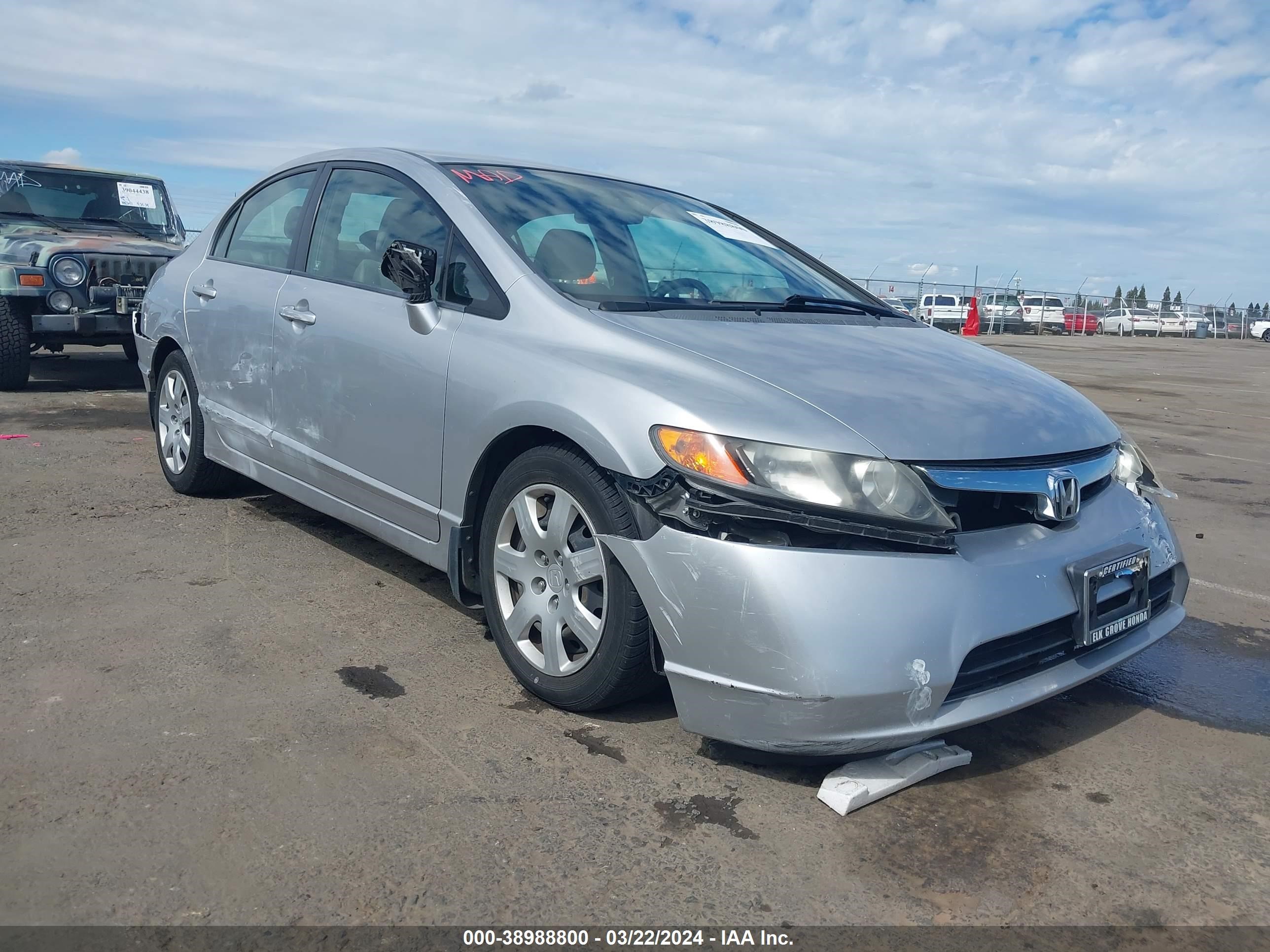 HONDA CIVIC 2007 jhmfa16527s007545