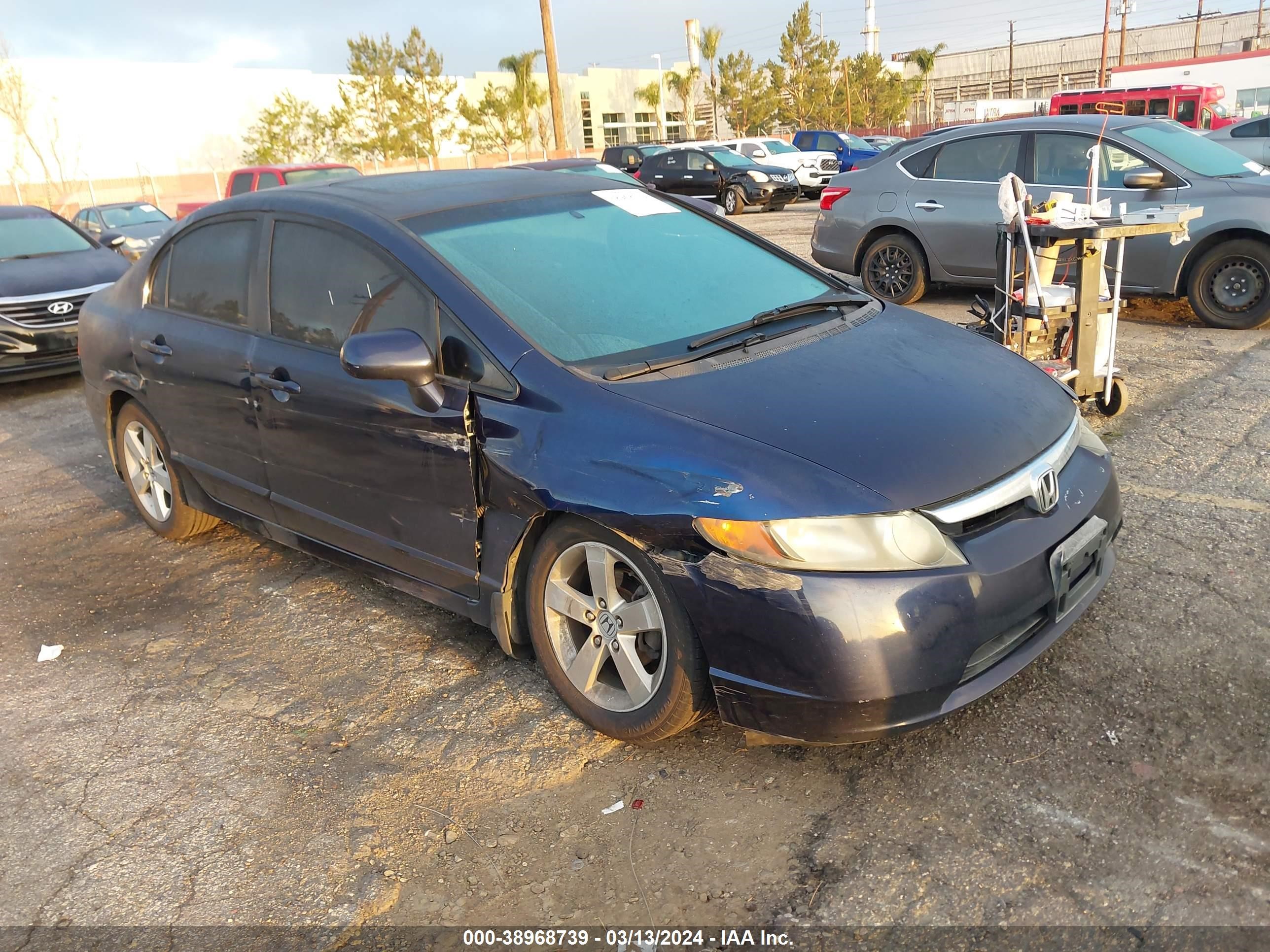 HONDA CIVIC 2007 jhmfa16827s006454