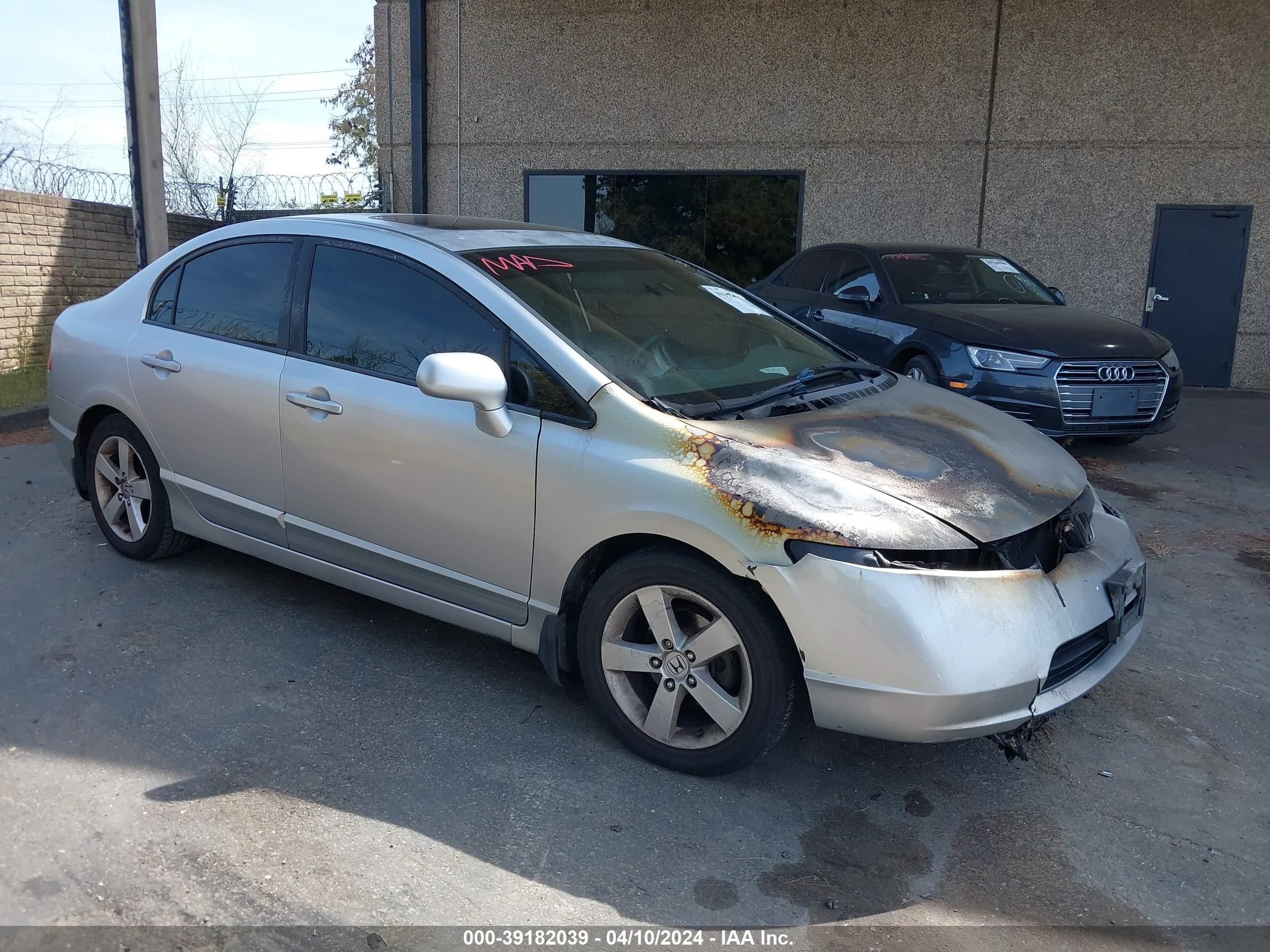 HONDA CIVIC 2007 jhmfa168x7s006198